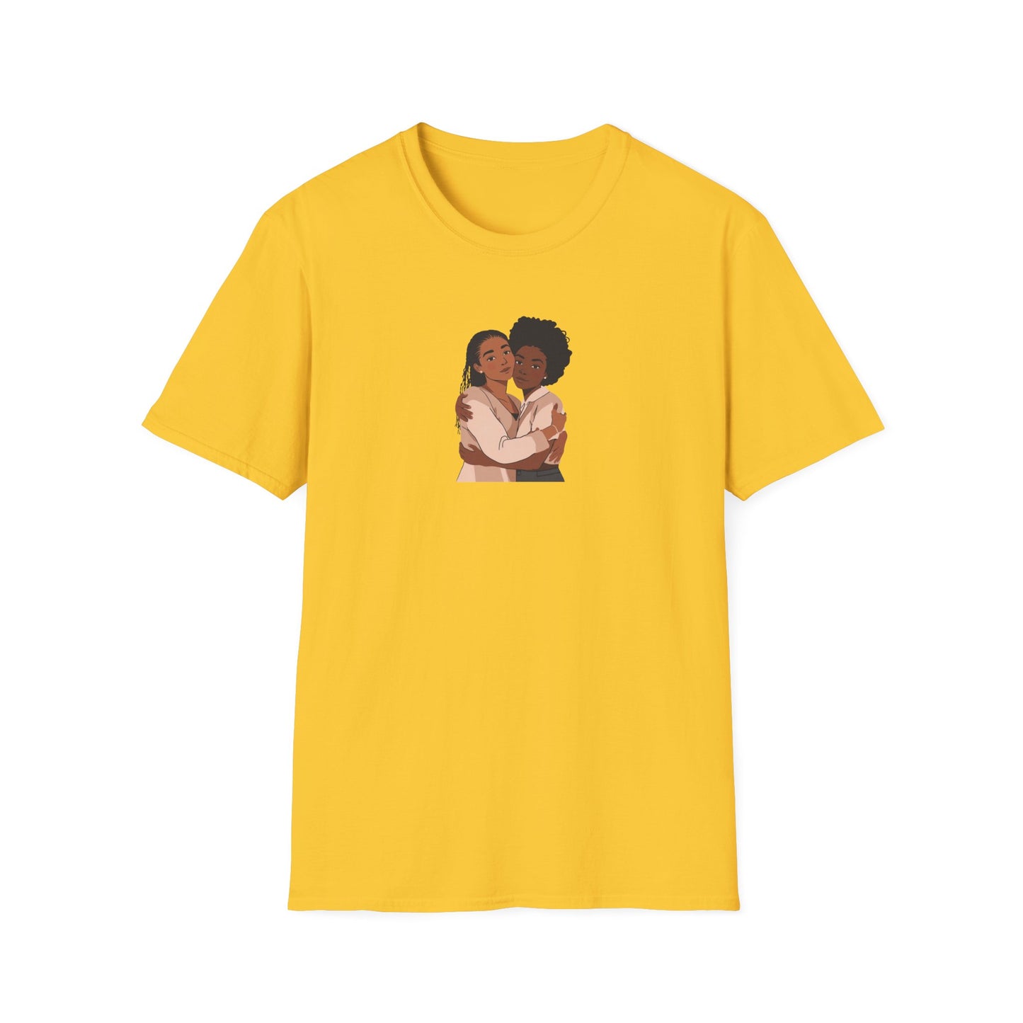 Embrace Love Friendship Tees, Black Sisterhood T-shirt