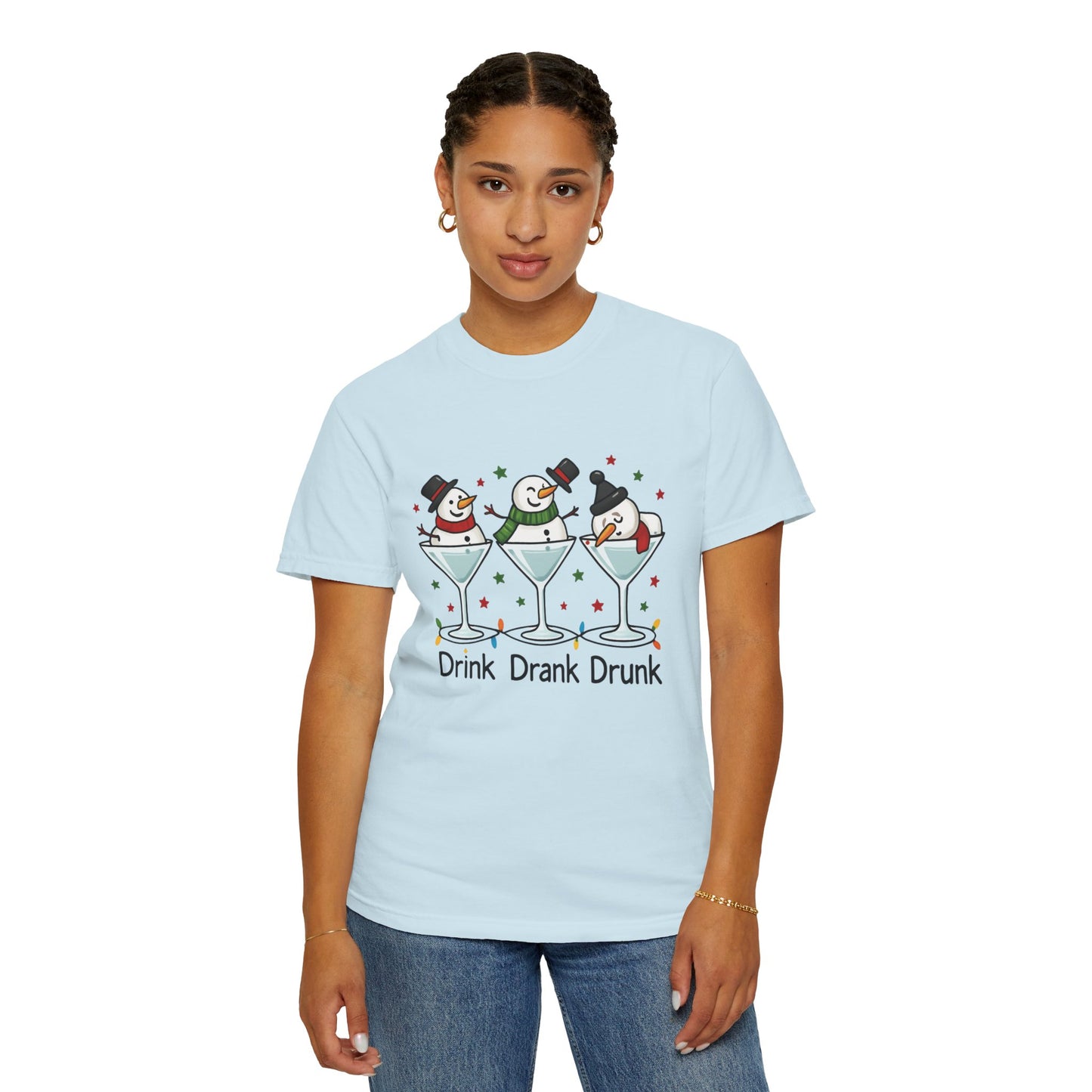 Drink Drank Drunk Holiday T-Shirt