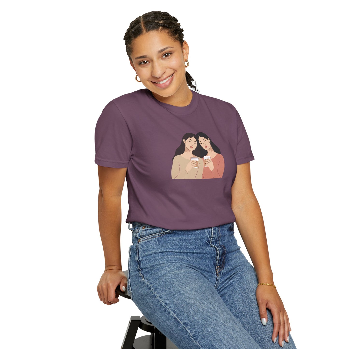 Sisterhood Graphic Tee, Cute Friendship Gift