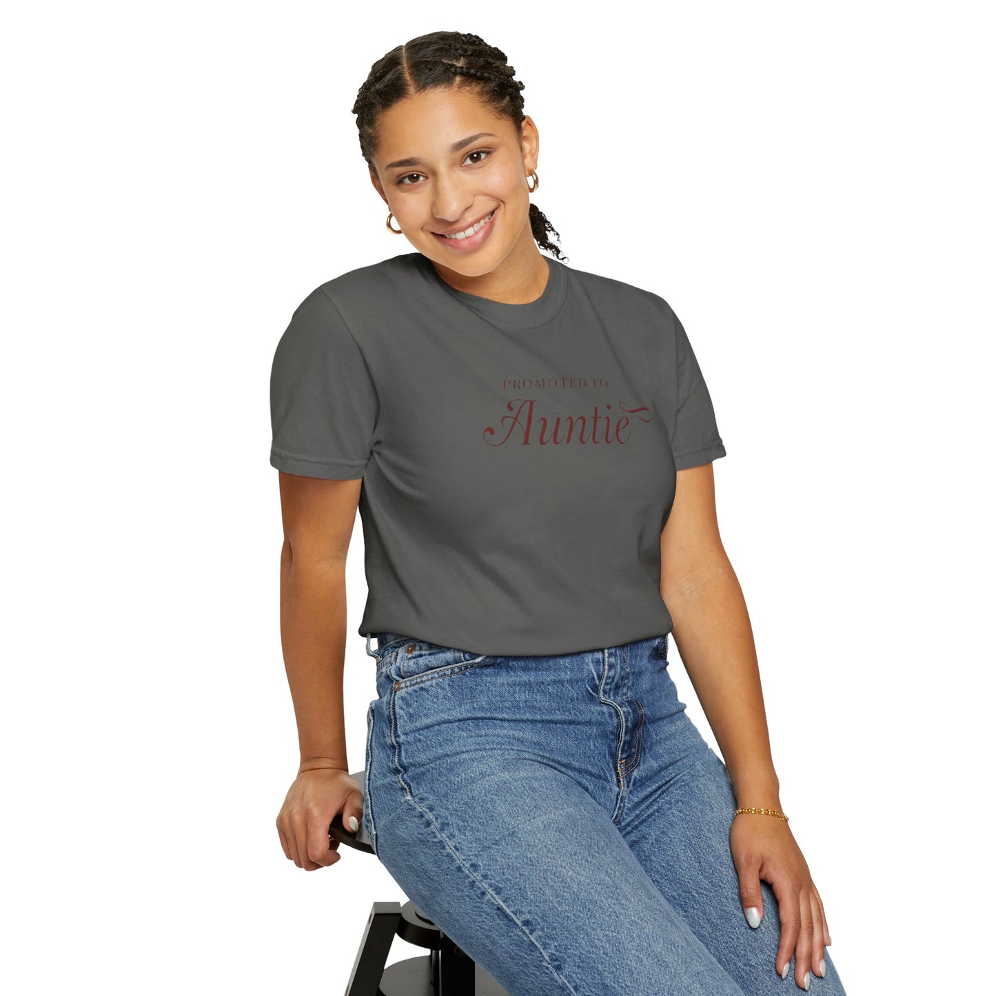 Auntie Appreciation Garment-Dyed T-shirt, Gift for Aunt