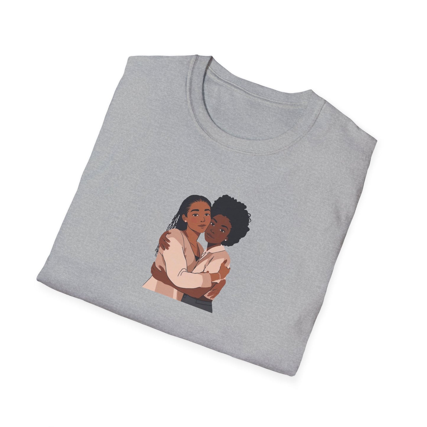 Embrace Love Friendship Tees, Black Sisterhood T-shirt