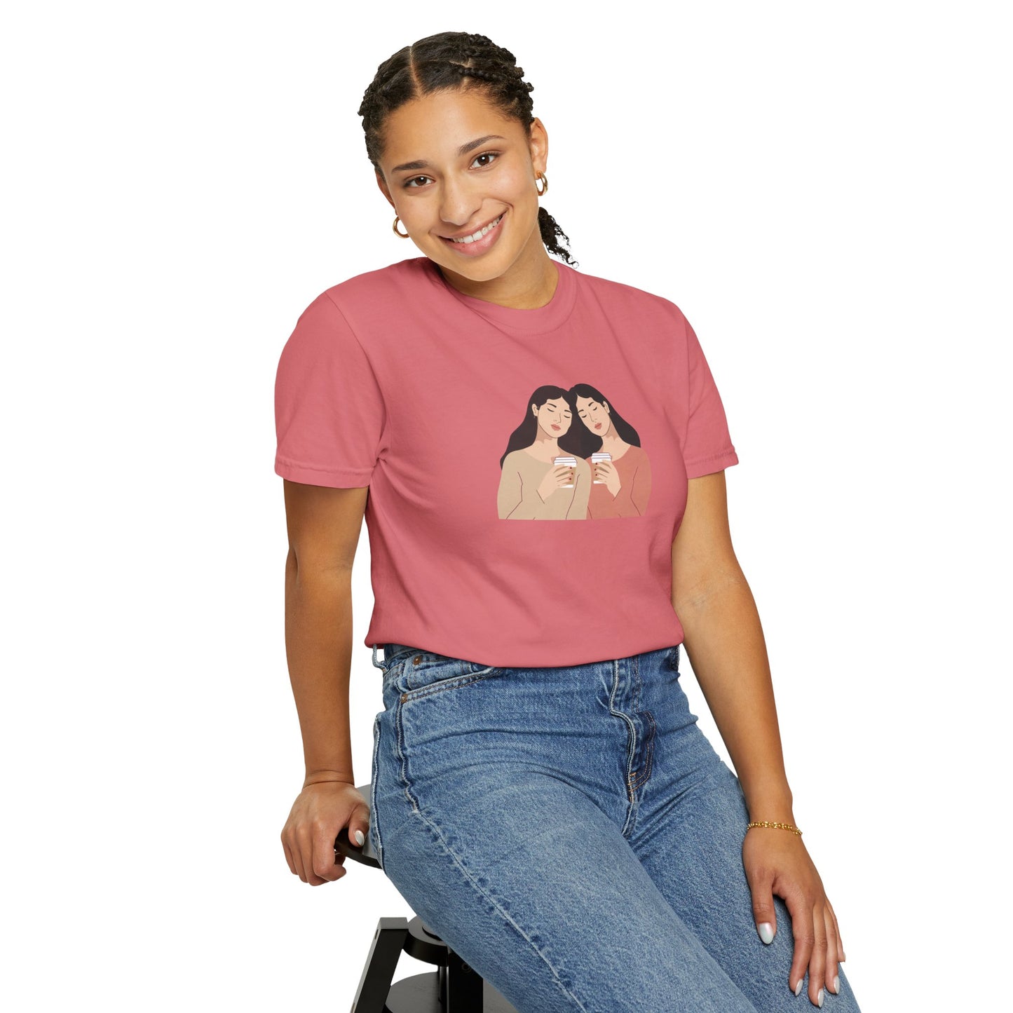 Sisterhood Graphic Tee, Cute Friendship Gift