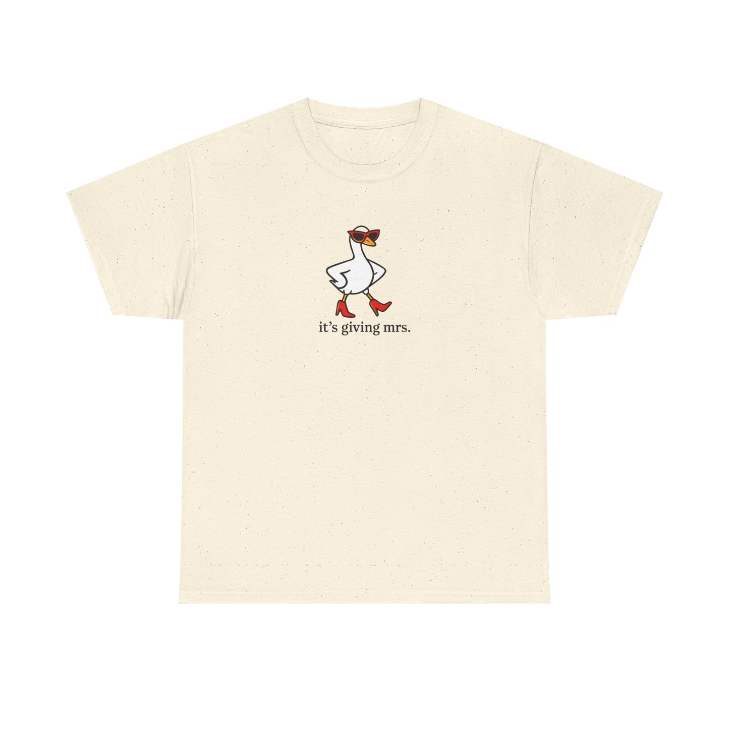 "It's Giving Mrs." Cotton T-Shirt