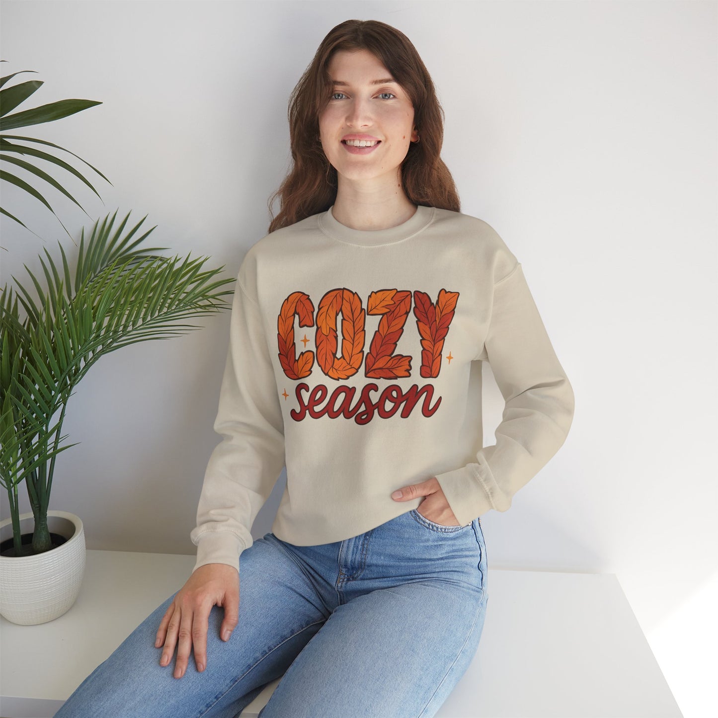 Cozy Fall Season Sweatshirt - Autumn Crewneck