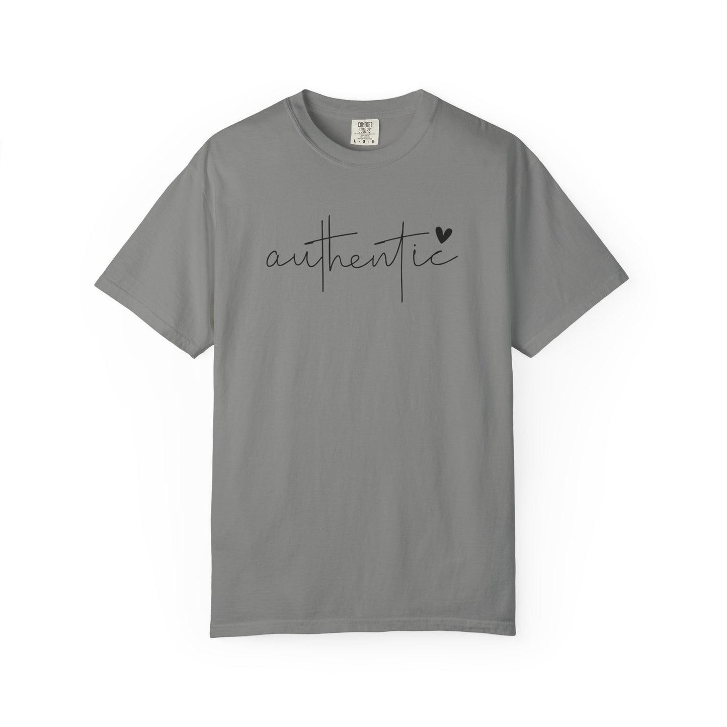 Authentic Love Unisex T-shirt - Soft Garment-Dyed Tee for Everyday Comfort