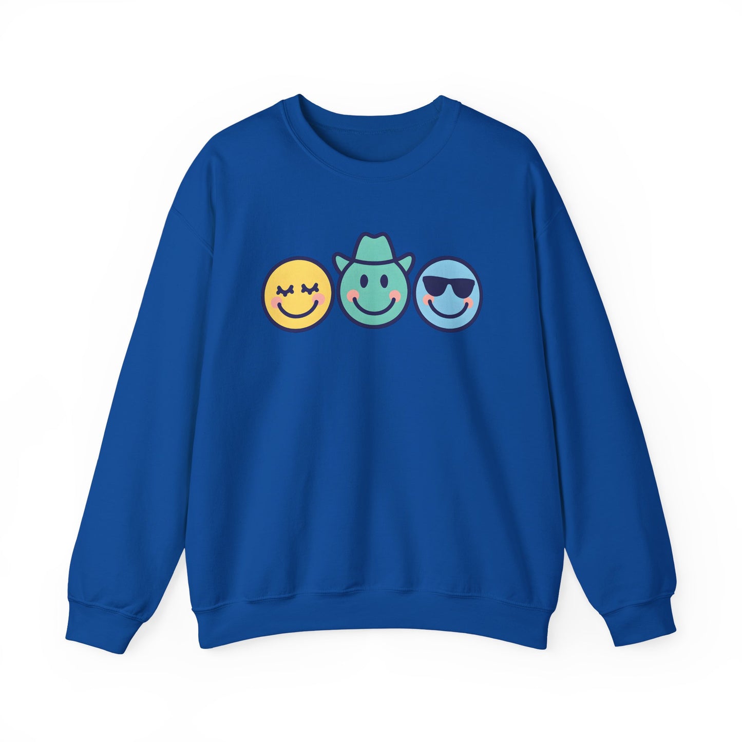 Cheerful Smiley Face Sweatshirt