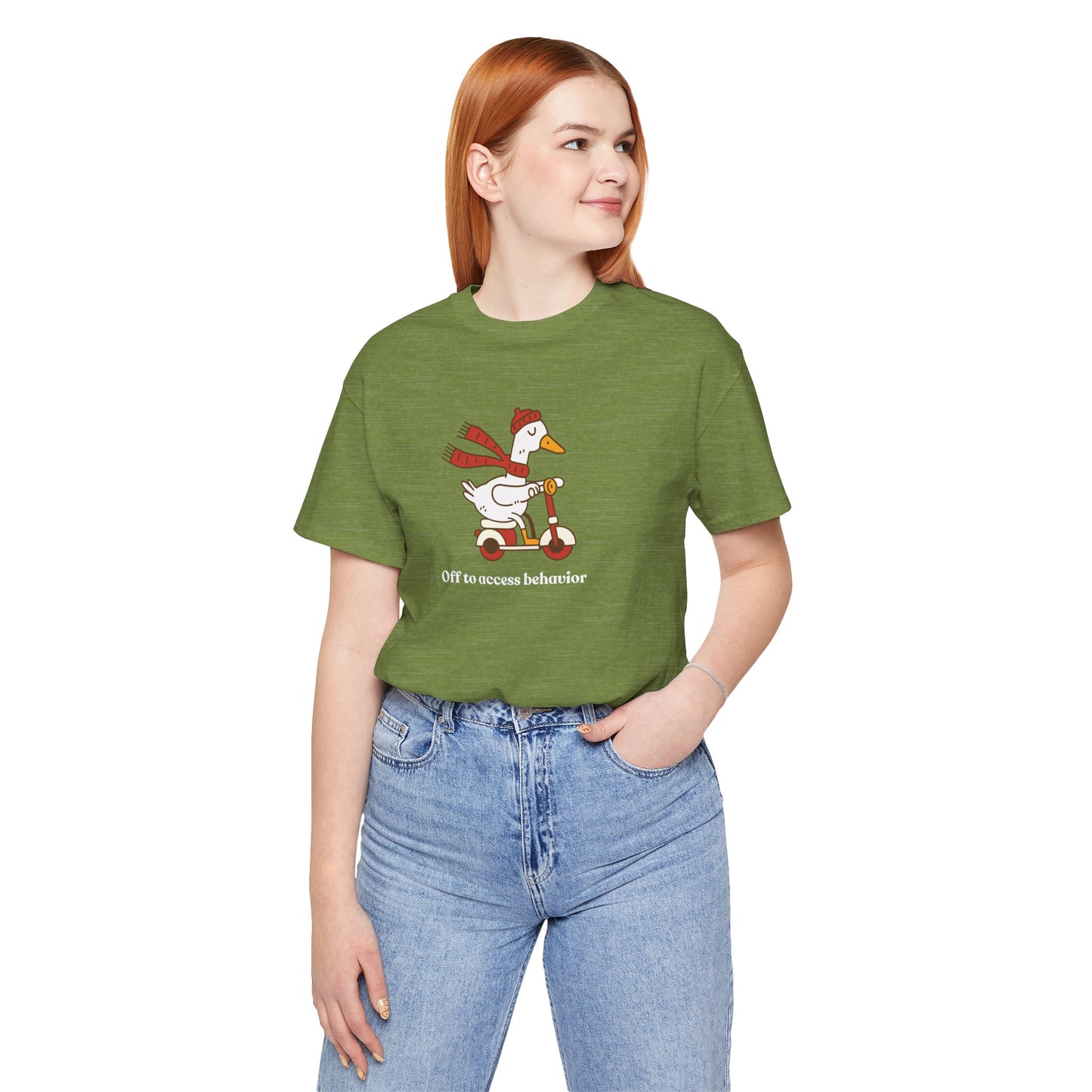 Funny Duck T-Shirt, 'Off to Awesome Behavior' Tee