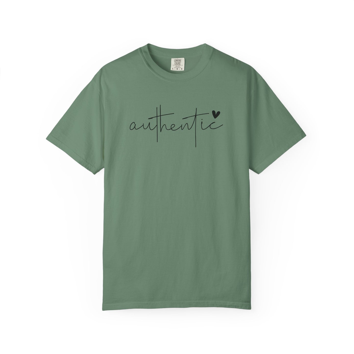 Authentic Love Unisex T-shirt - Soft Garment-Dyed Tee for Everyday Comfort