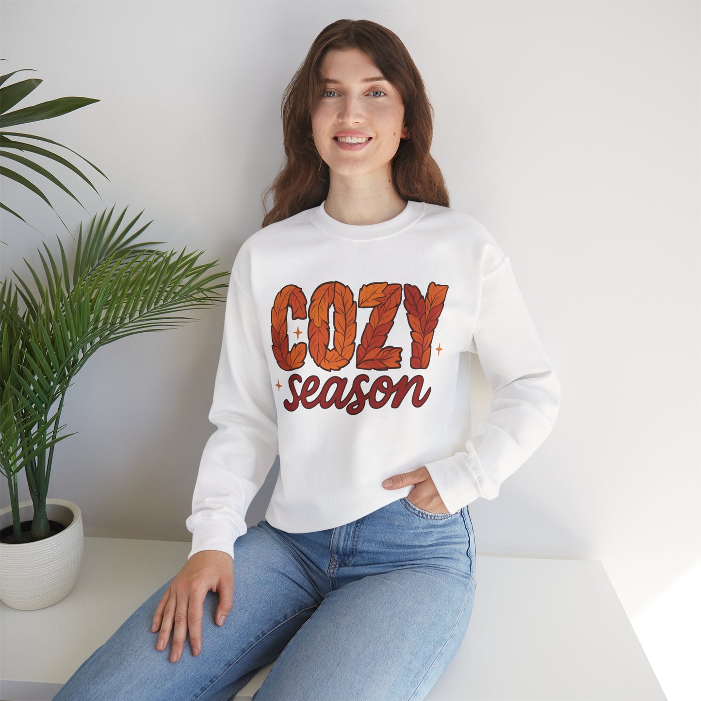 Cozy Fall Season Sweatshirt - Autumn Crewneck