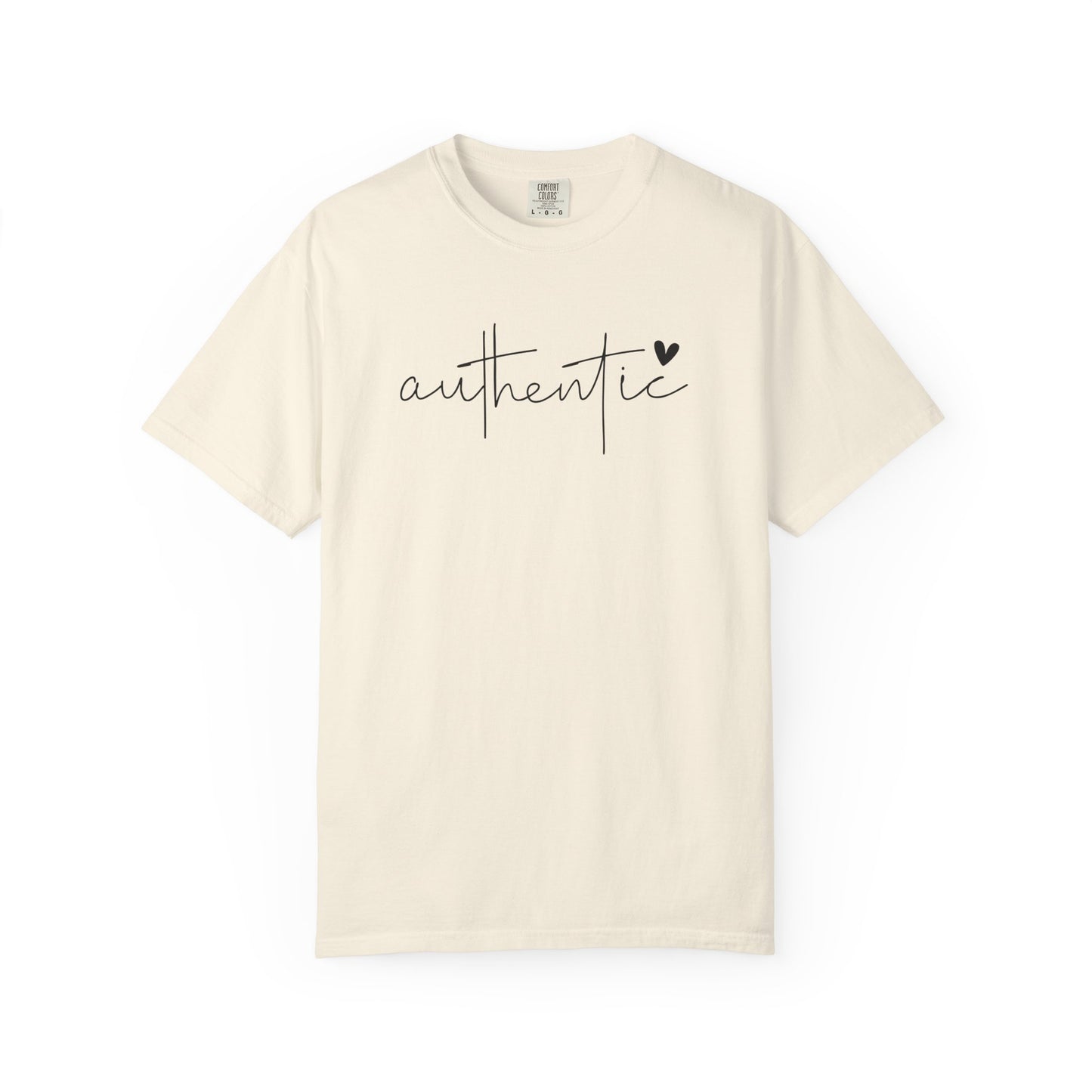 Authentic Love Unisex T-shirt - Soft Garment-Dyed Tee for Everyday Comfort
