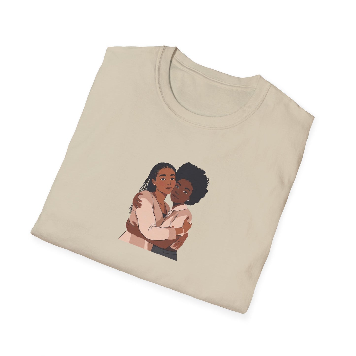 Embrace Love Friendship Tees, Black Sisterhood T-shirt