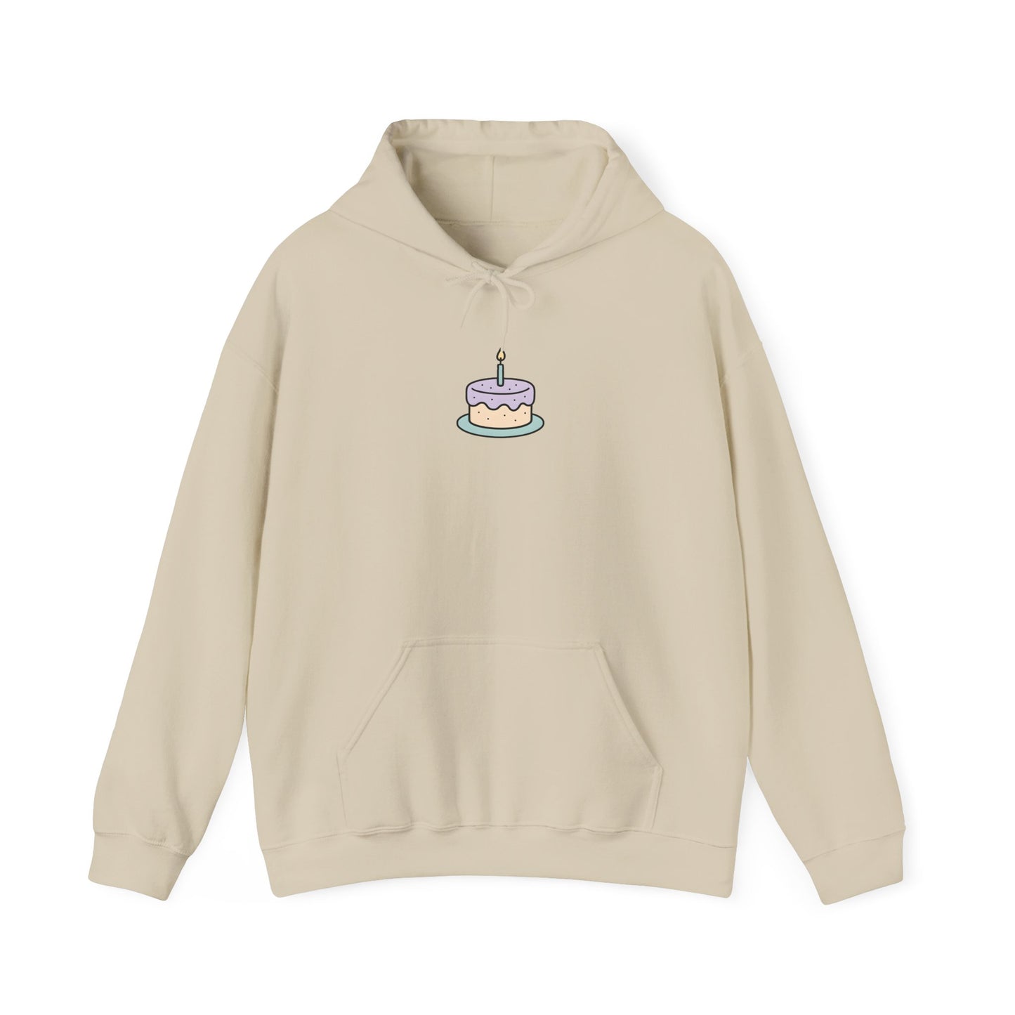 Birthday Cake Hoodie, Cute Gift for Cake Lovers