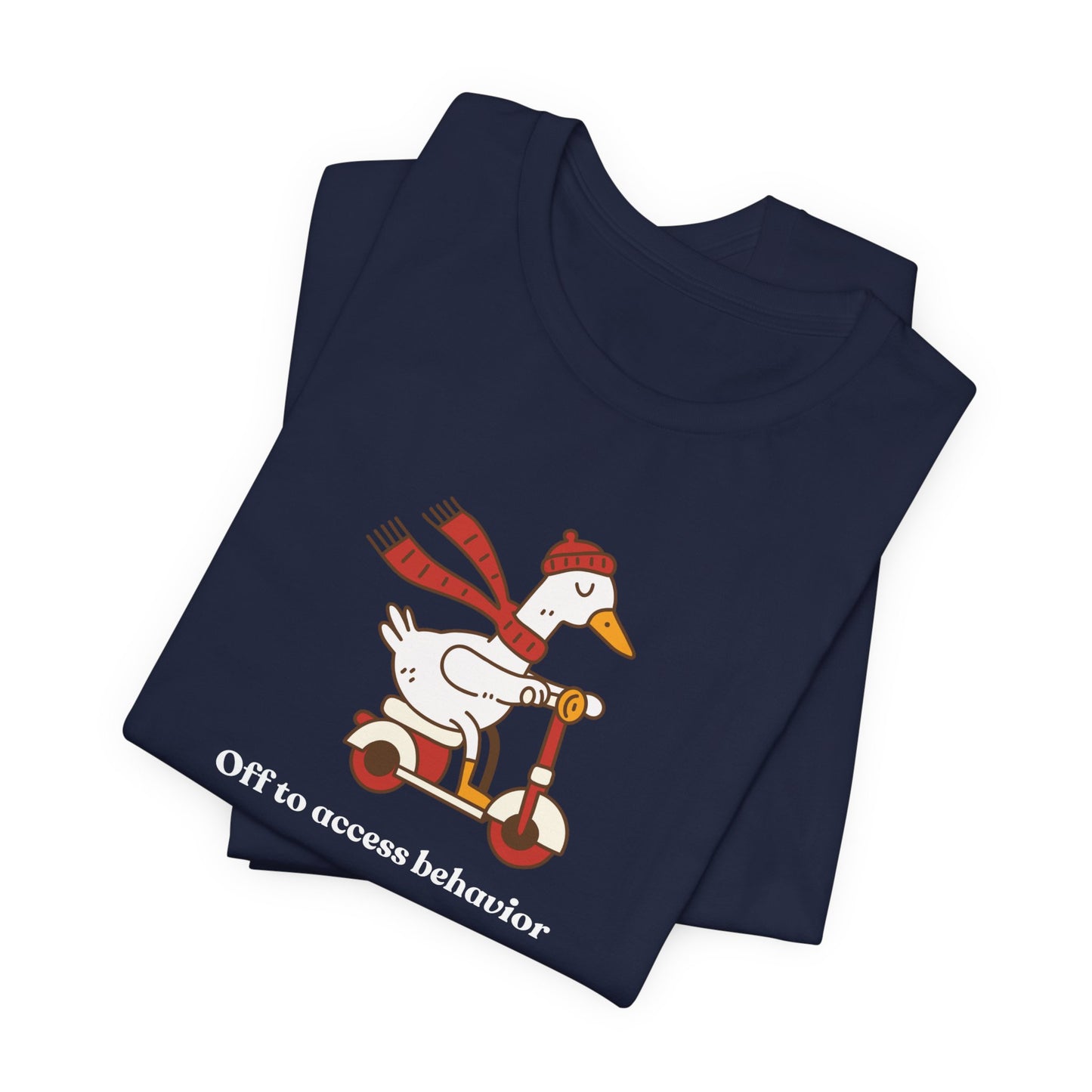 Funny Duck T-Shirt, 'Off to Awesome Behavior' Tee