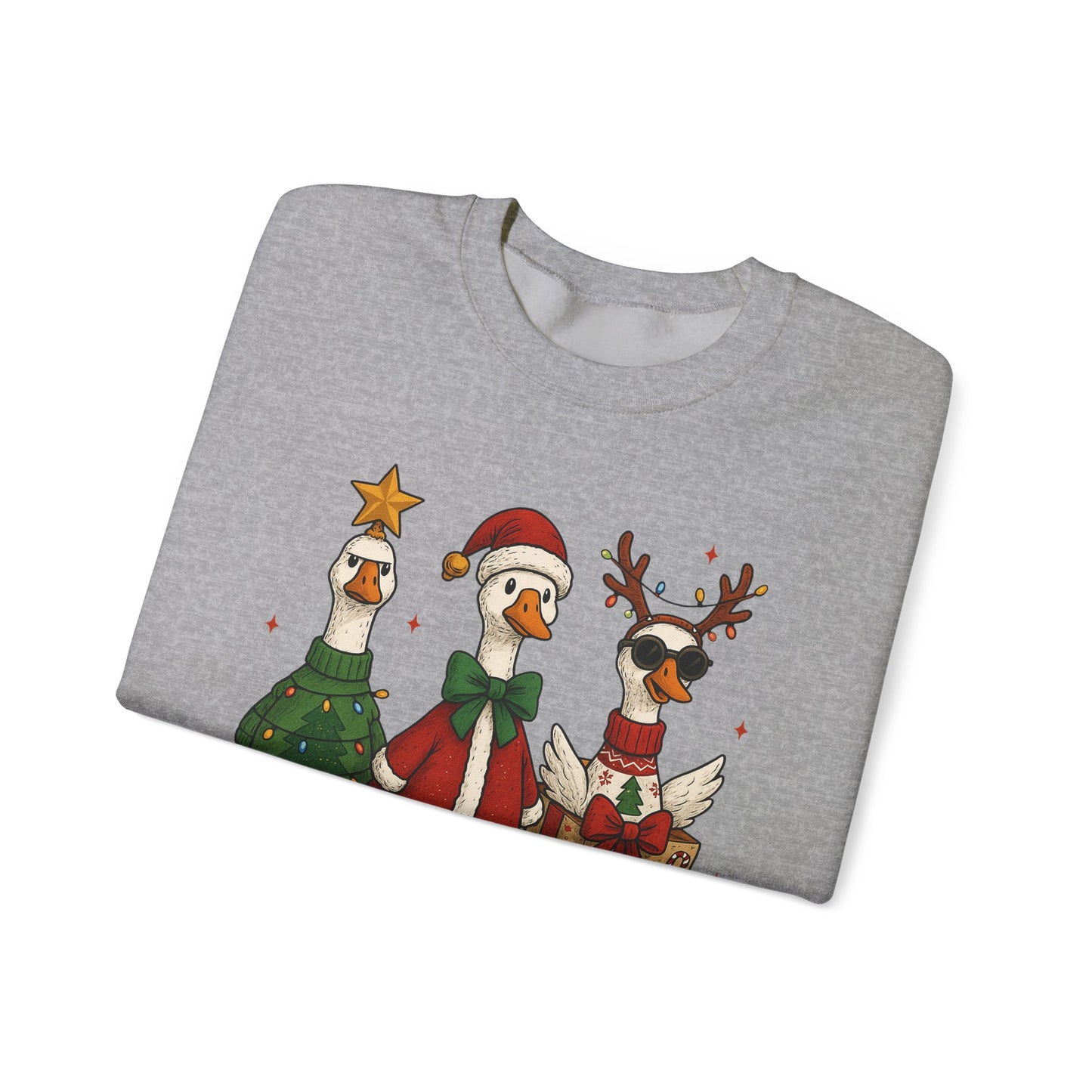 Christmas Goose Sweatshirt, Funny Holiday Sweatshirt