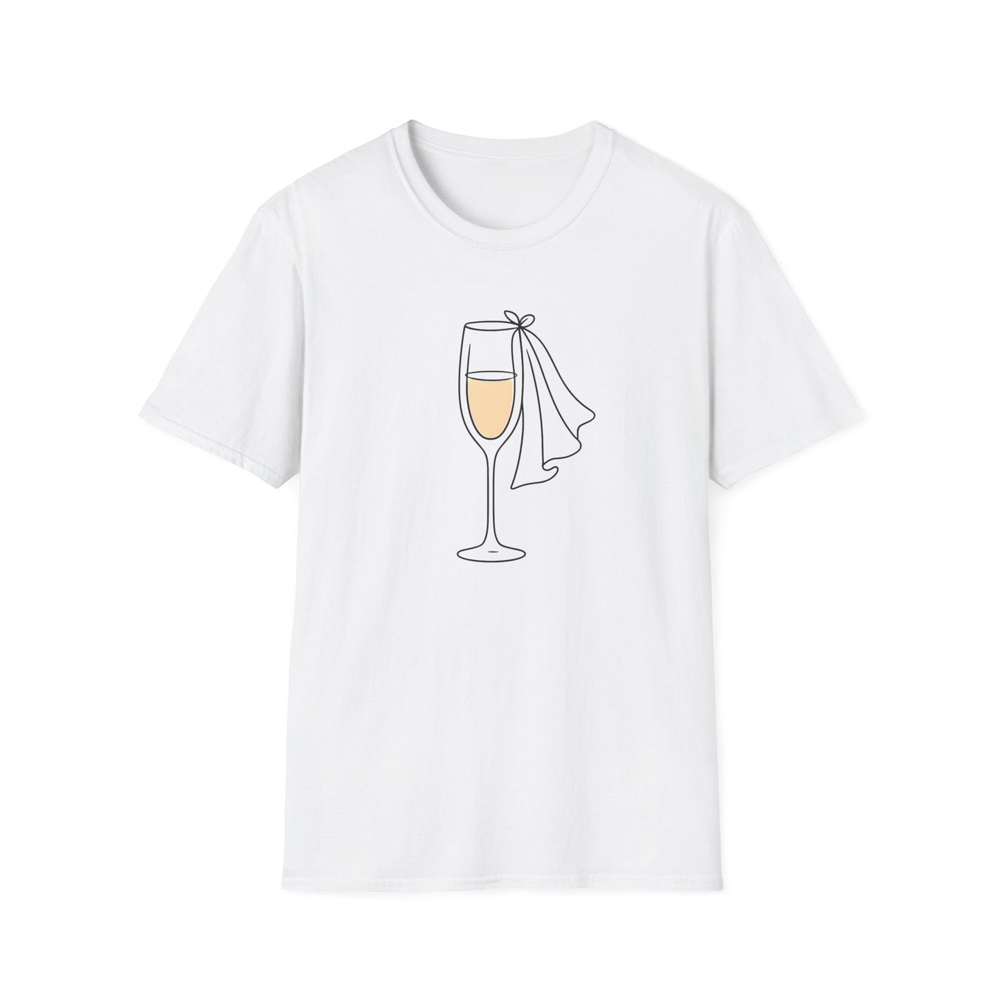 Bachelorette, Champagne Celebrate T-Shirt | Unisex Party Tee