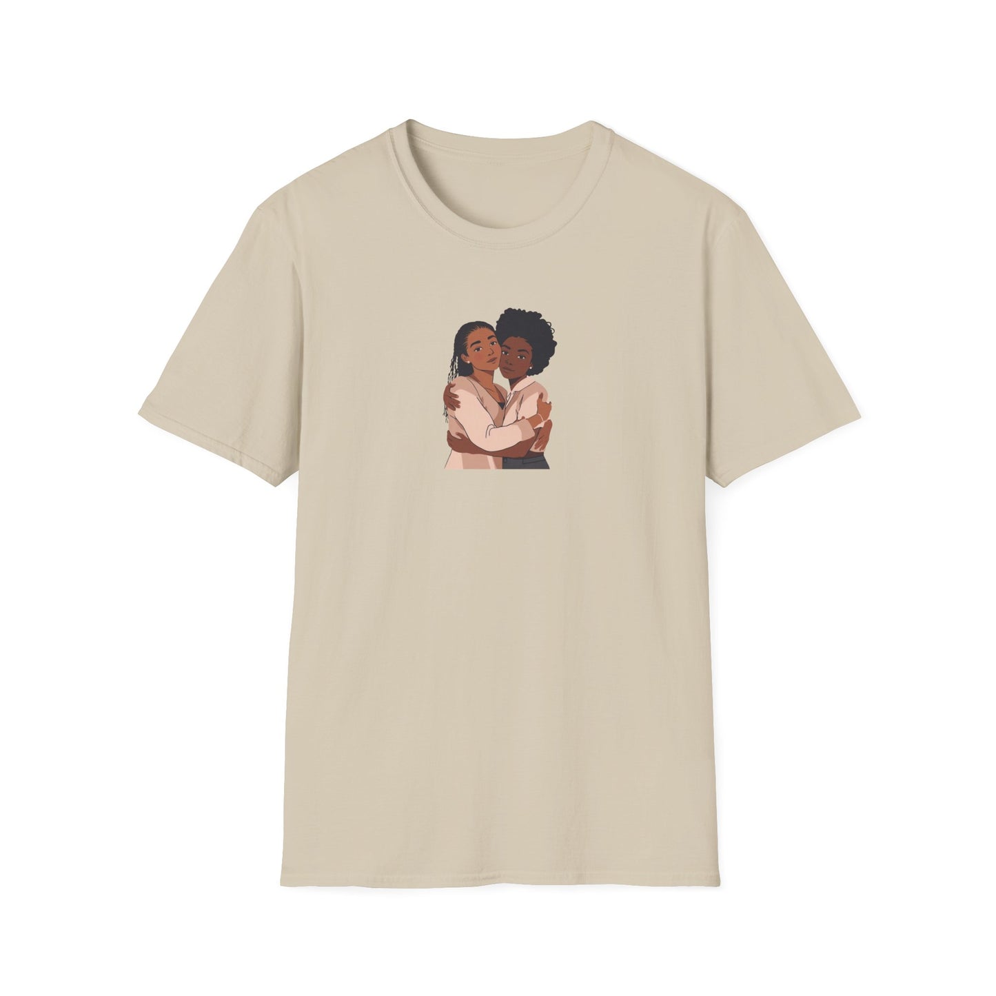 Embrace Love Friendship Tees, Black Sisterhood T-shirt