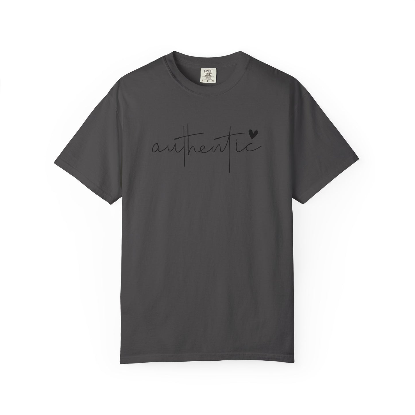 Authentic Love Unisex T-shirt - Soft Garment-Dyed Tee for Everyday Comfort