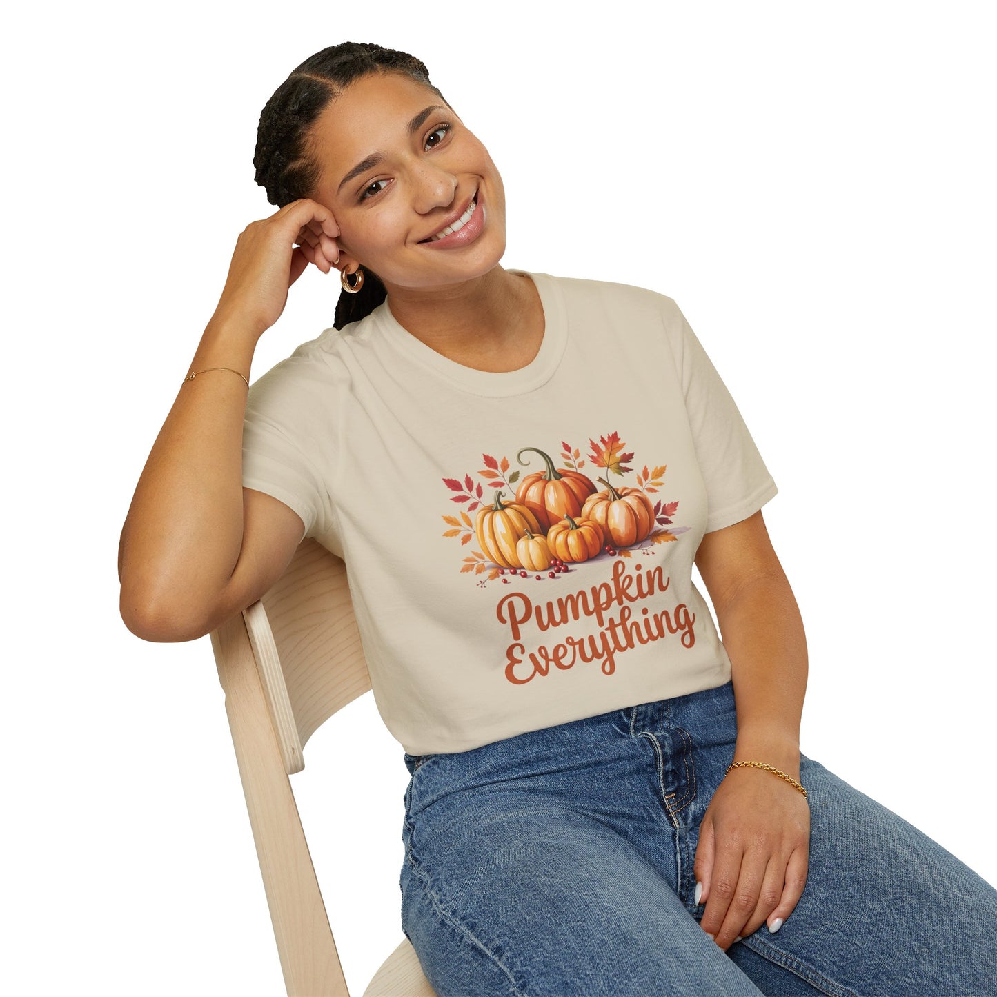 Autumn Pumpkin Everything T-Shirt | Cozy Graphic Tee for Fall