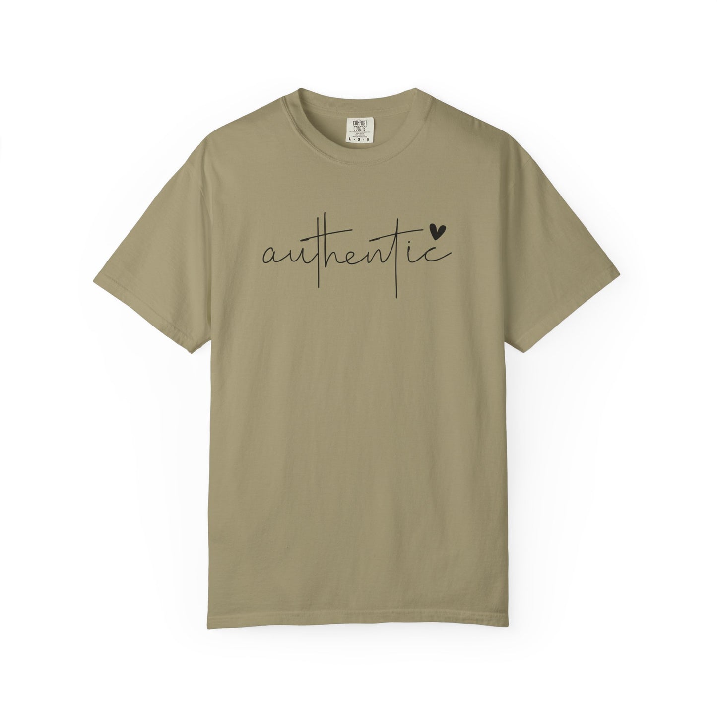 Authentic Love Unisex T-shirt - Soft Garment-Dyed Tee for Everyday Comfort