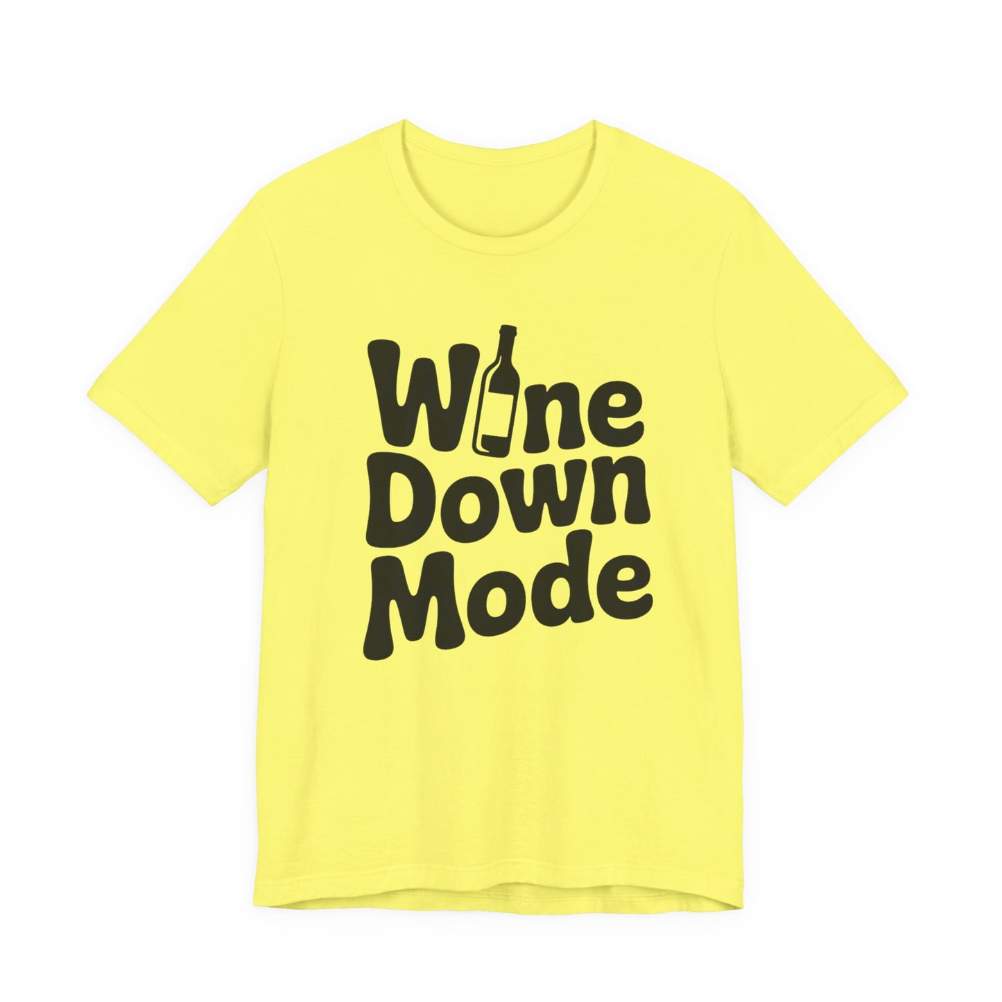 Wine Down Mode Unisex Tee for Wine Lovers