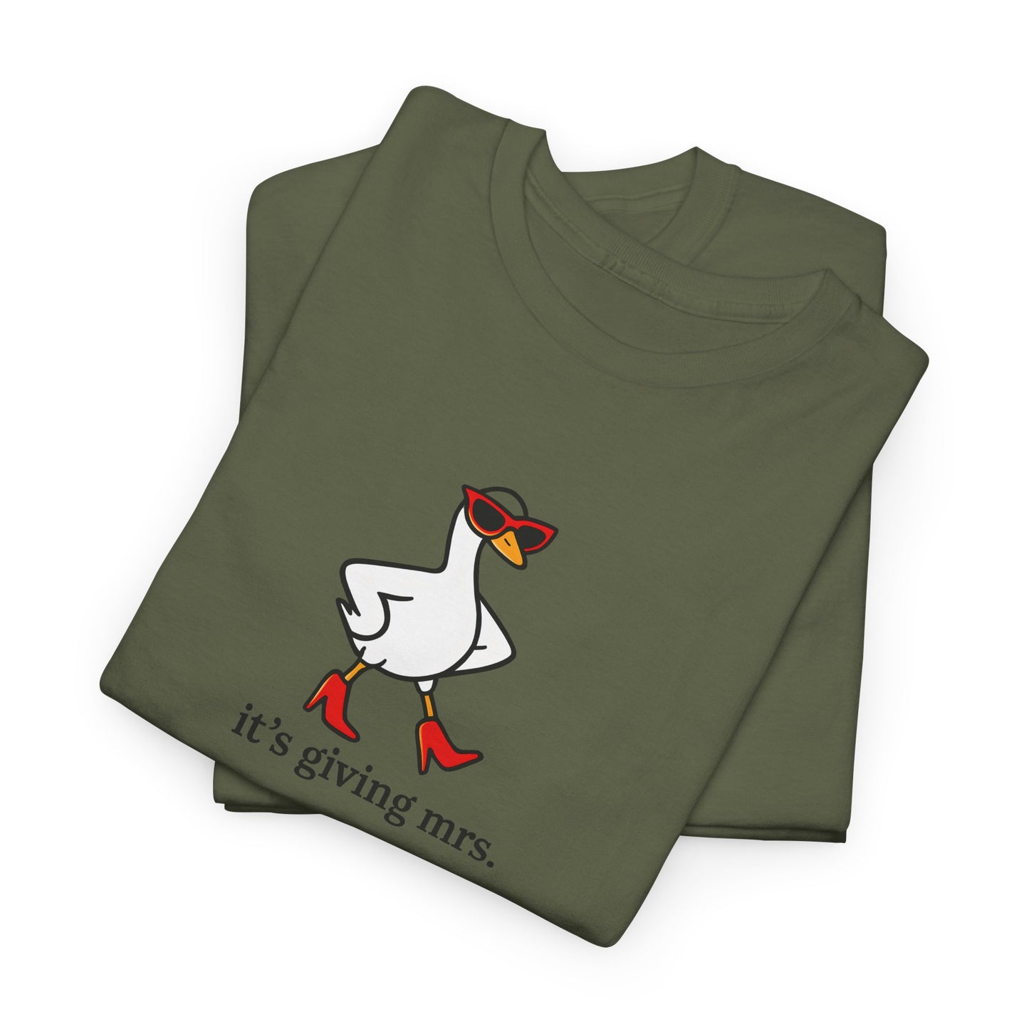 "It's Giving Mrs." Cotton T-Shirt