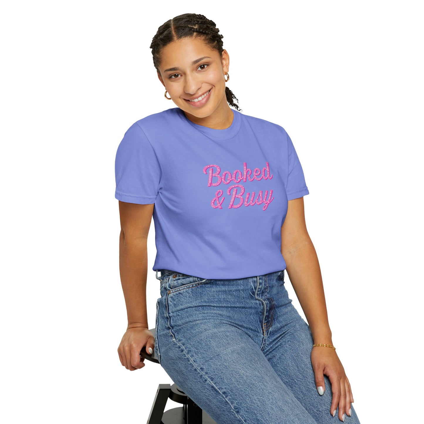 Booked & Busy Garment-Dyed T-Shirt, Entrepreneur Tee