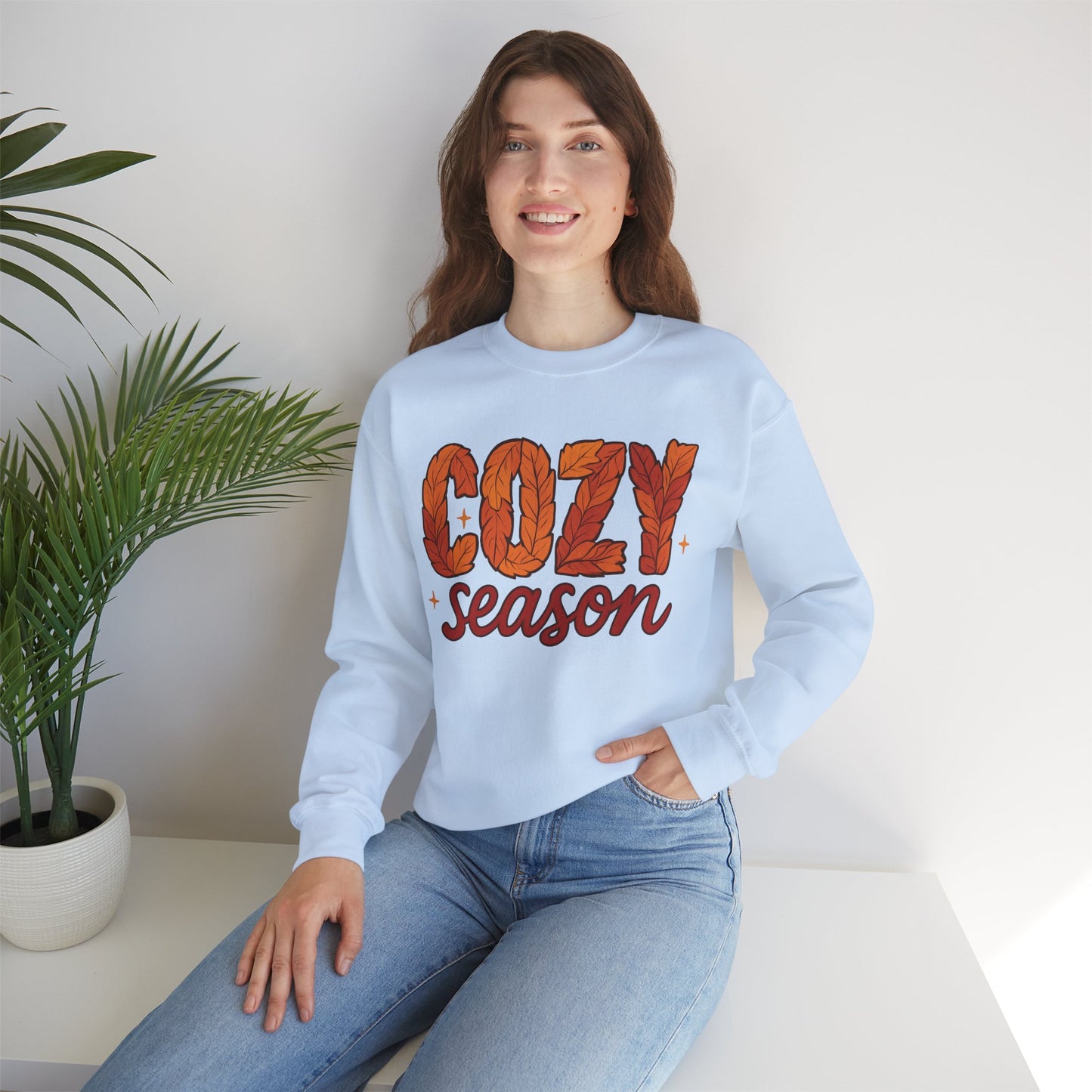 Cozy Fall Season Sweatshirt - Autumn Crewneck