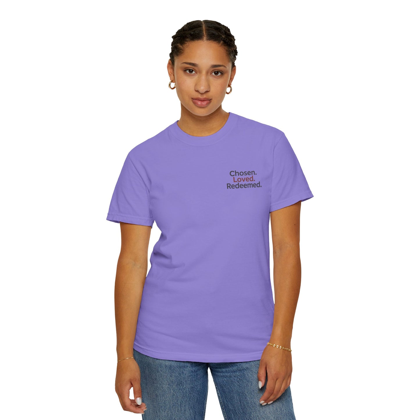 Faith-Inspired Unisex T-Shirt, Chosen Loved Redeemed Shirt