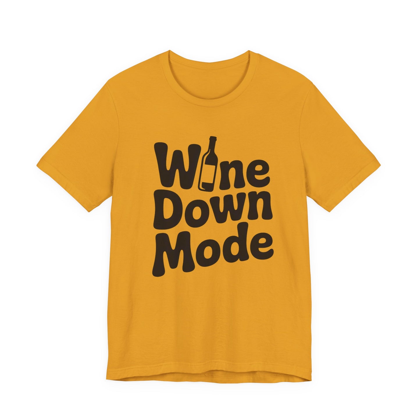 Wine Down Mode Unisex Tee for Wine Lovers