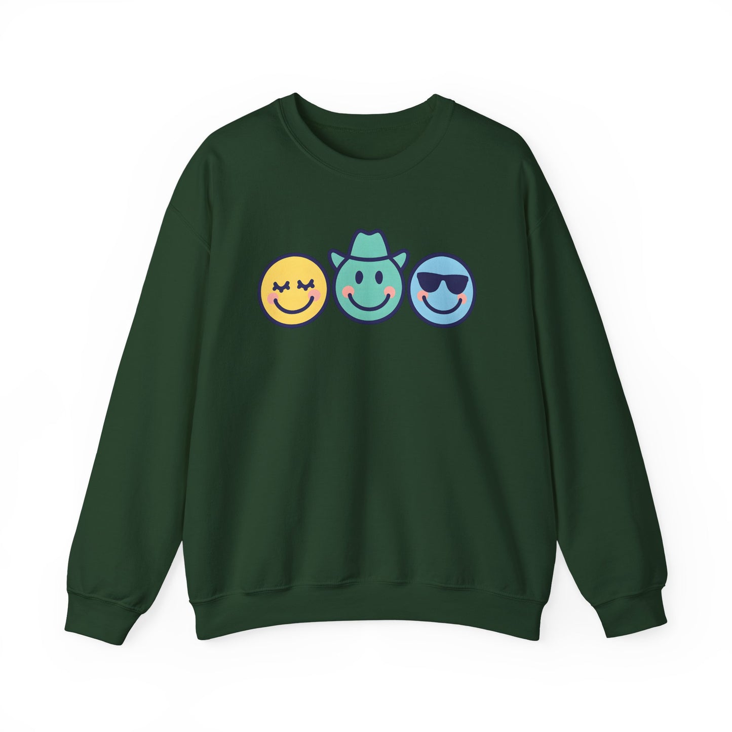 Cheerful Smiley Face Sweatshirt