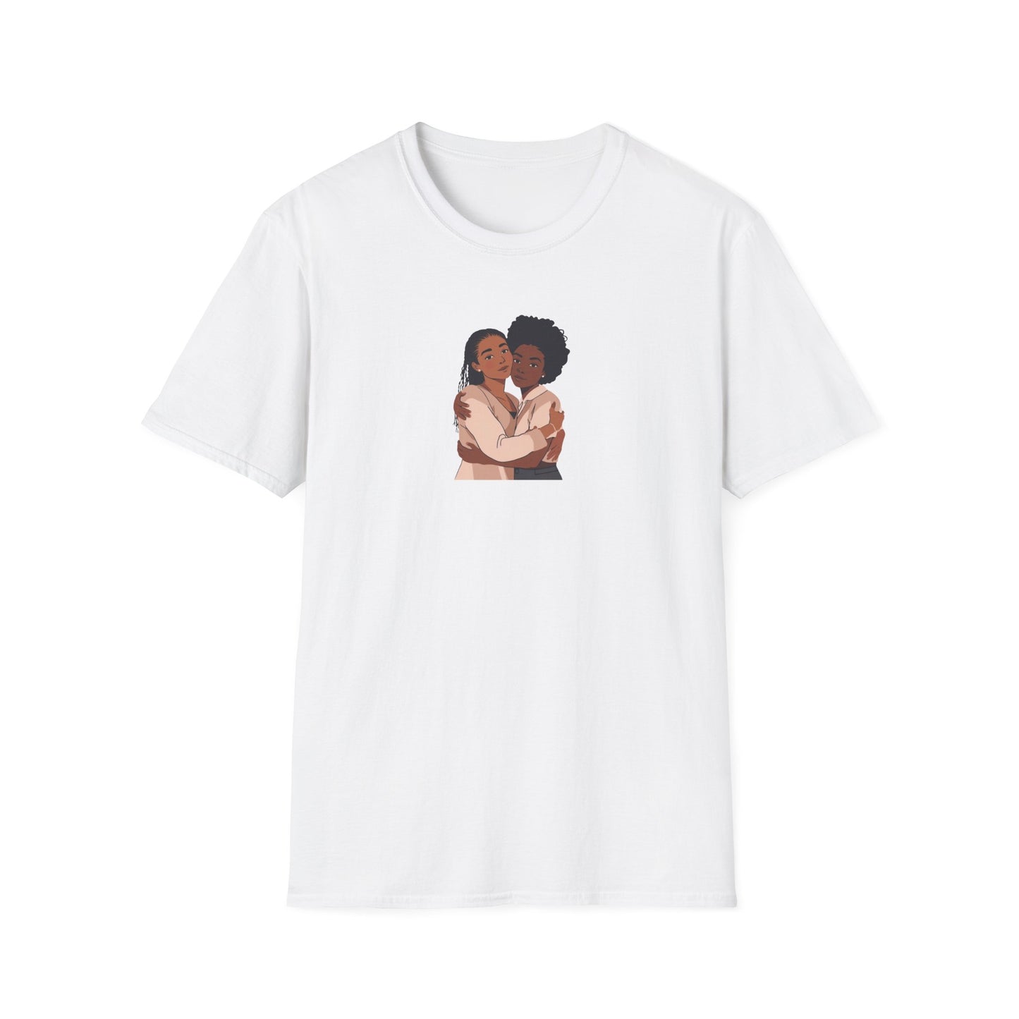 Embrace Love Friendship Tees, Black Sisterhood T-shirt