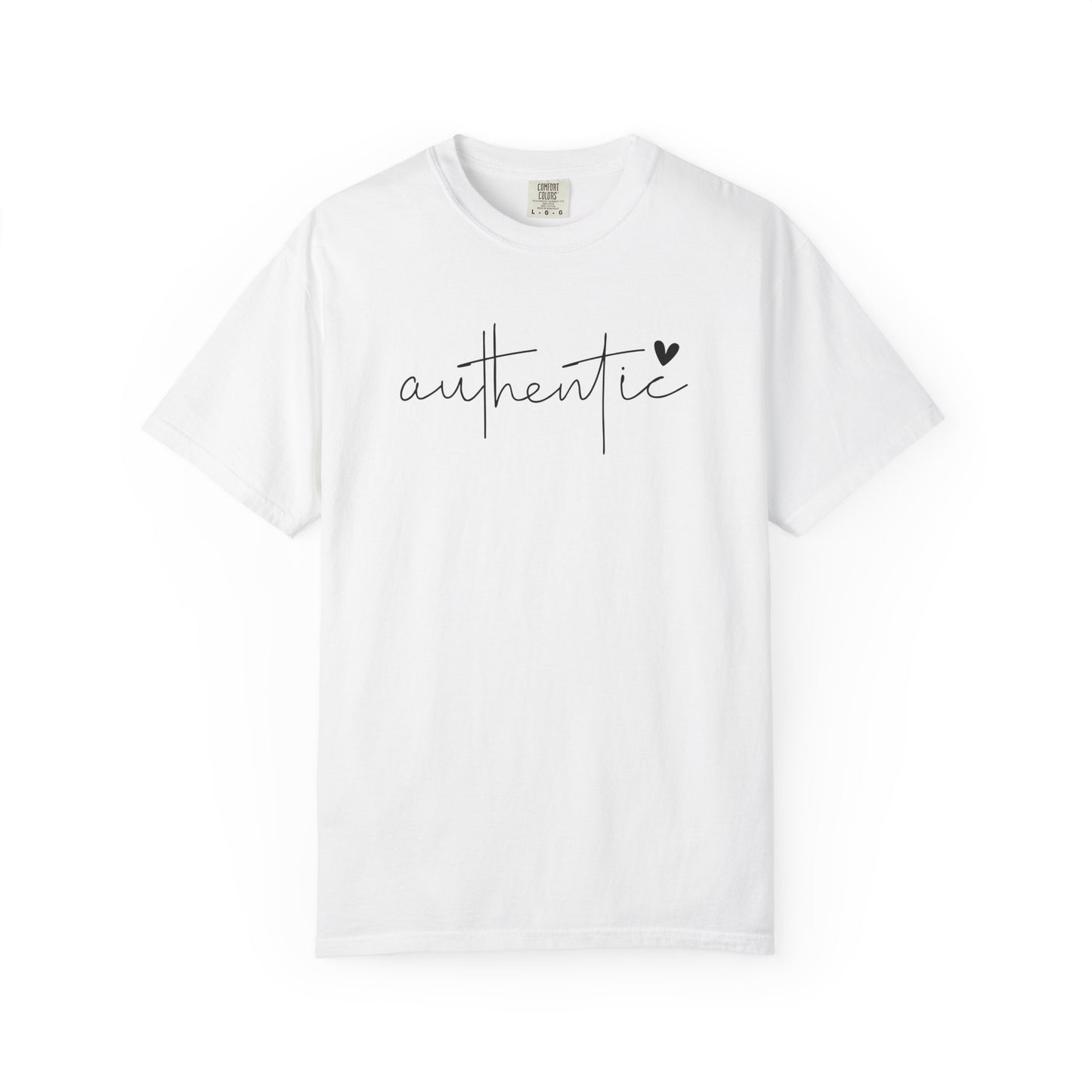 Authentic Love Unisex T-shirt - Soft Garment-Dyed Tee for Everyday Comfort