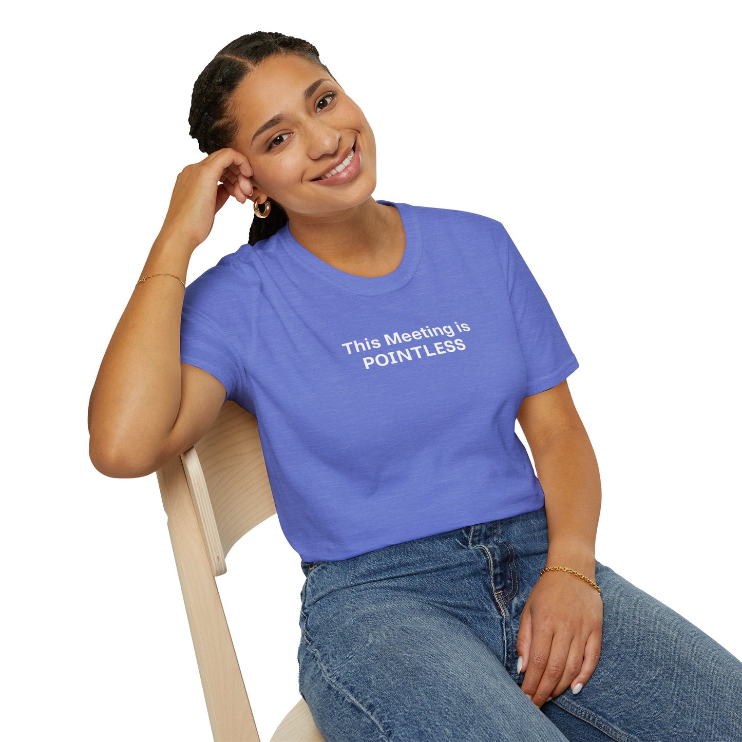 Pointless Meeting T-Shirt, Casual Gift for Coworkers
