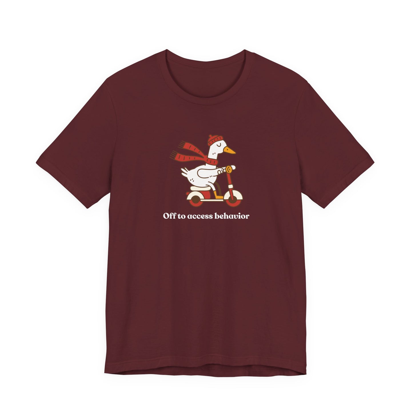 Funny Duck T-Shirt, 'Off to Awesome Behavior' Tee