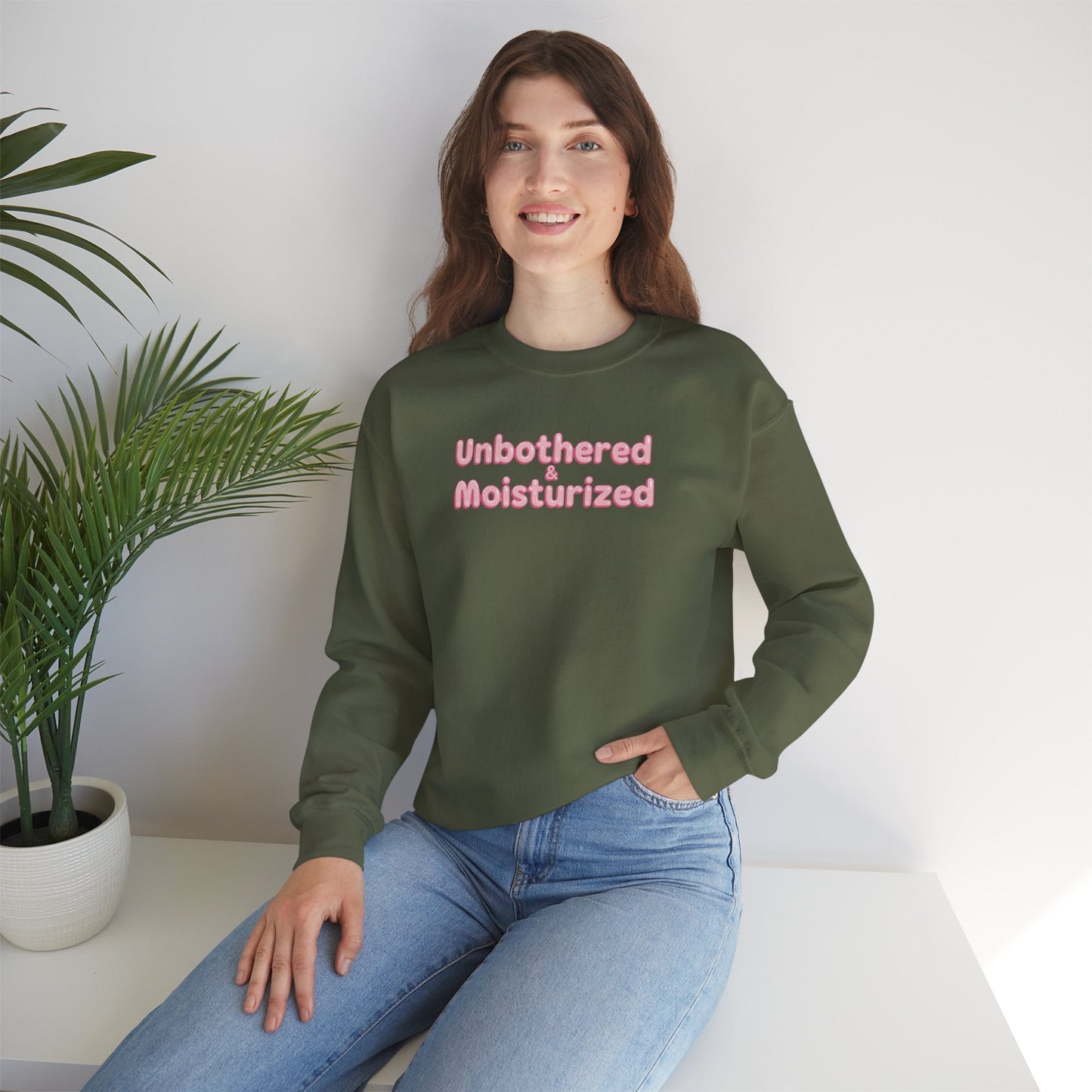 Unbothered & Moisturized Crewneck Sweatshirt