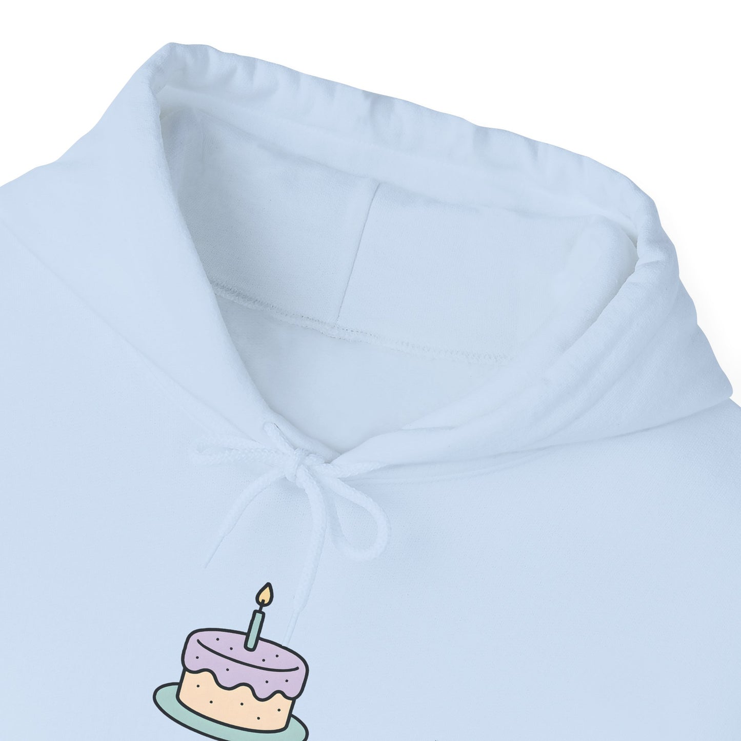 Birthday Cake Hoodie, Cute Gift for Cake Lovers