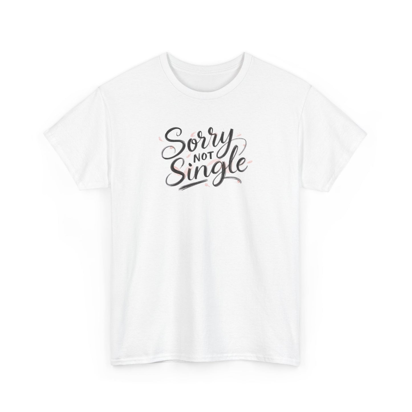 Unisex Heavy Cotton Tee - Sorry Not Single