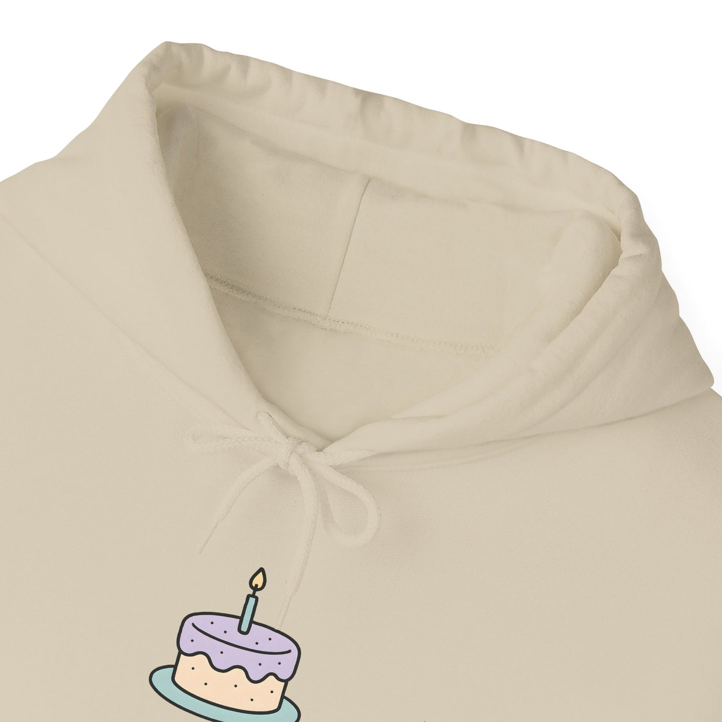 Birthday Cake Hoodie, Cute Gift for Cake Lovers