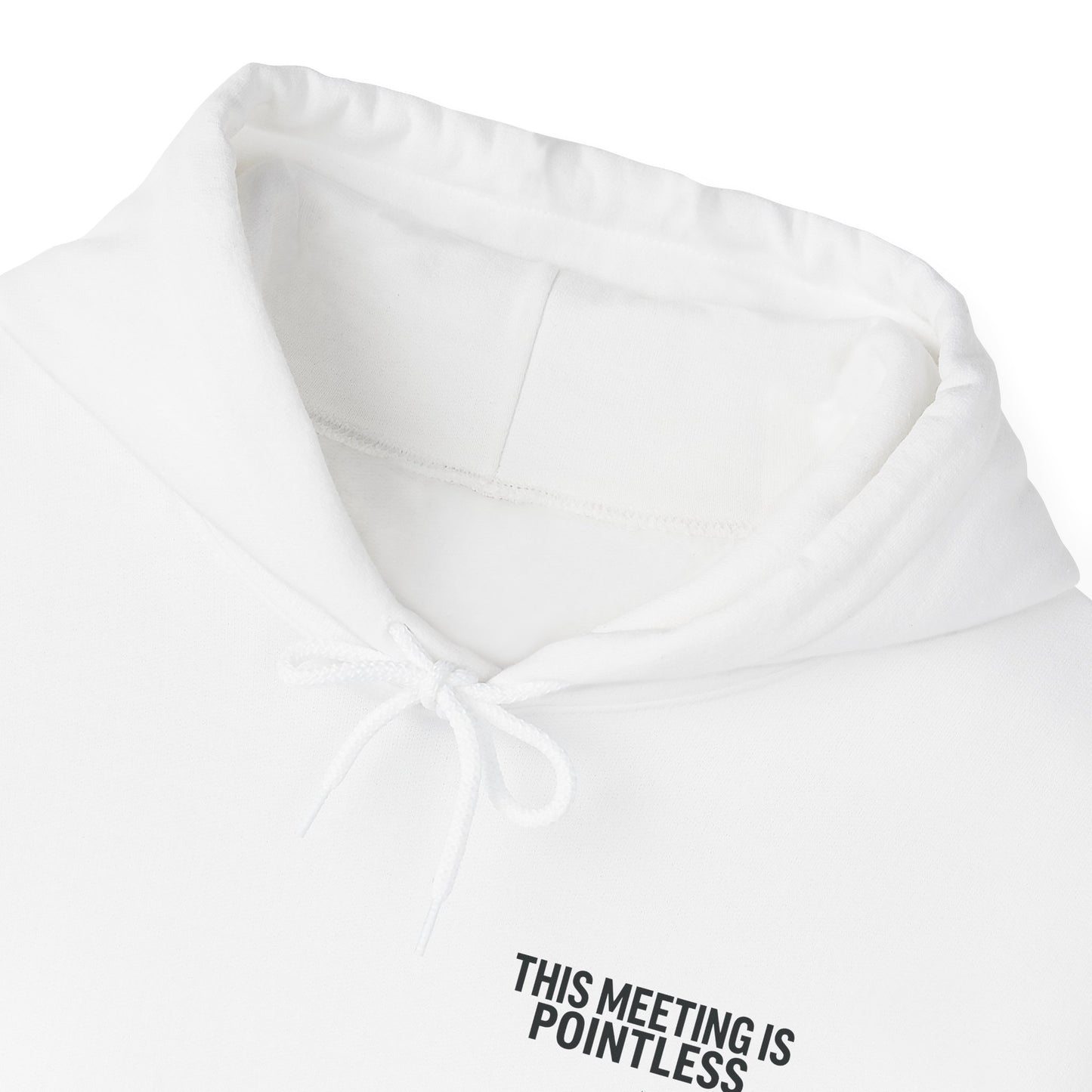 This Meeting is Pointless Hoodie, Office Jokes Hoodie