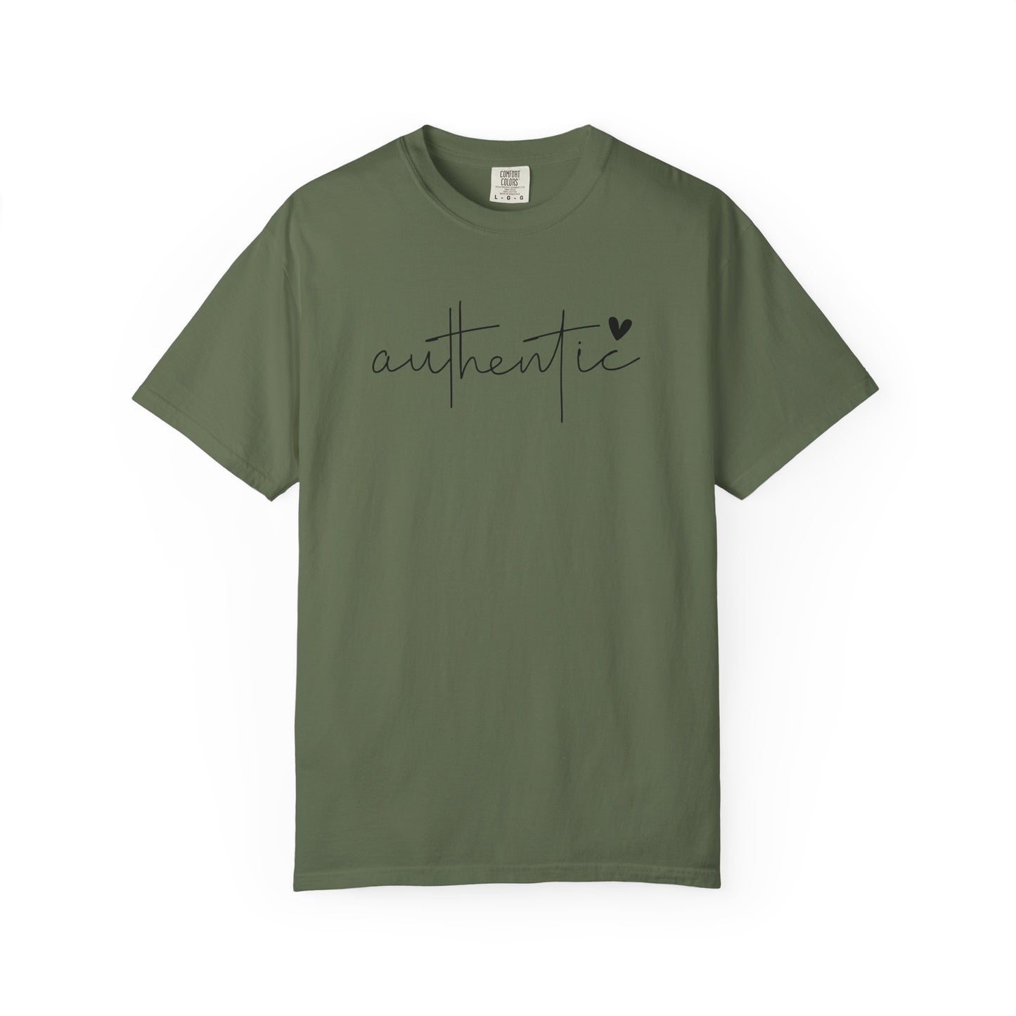 Authentic Love Unisex T-shirt - Soft Garment-Dyed Tee for Everyday Comfort
