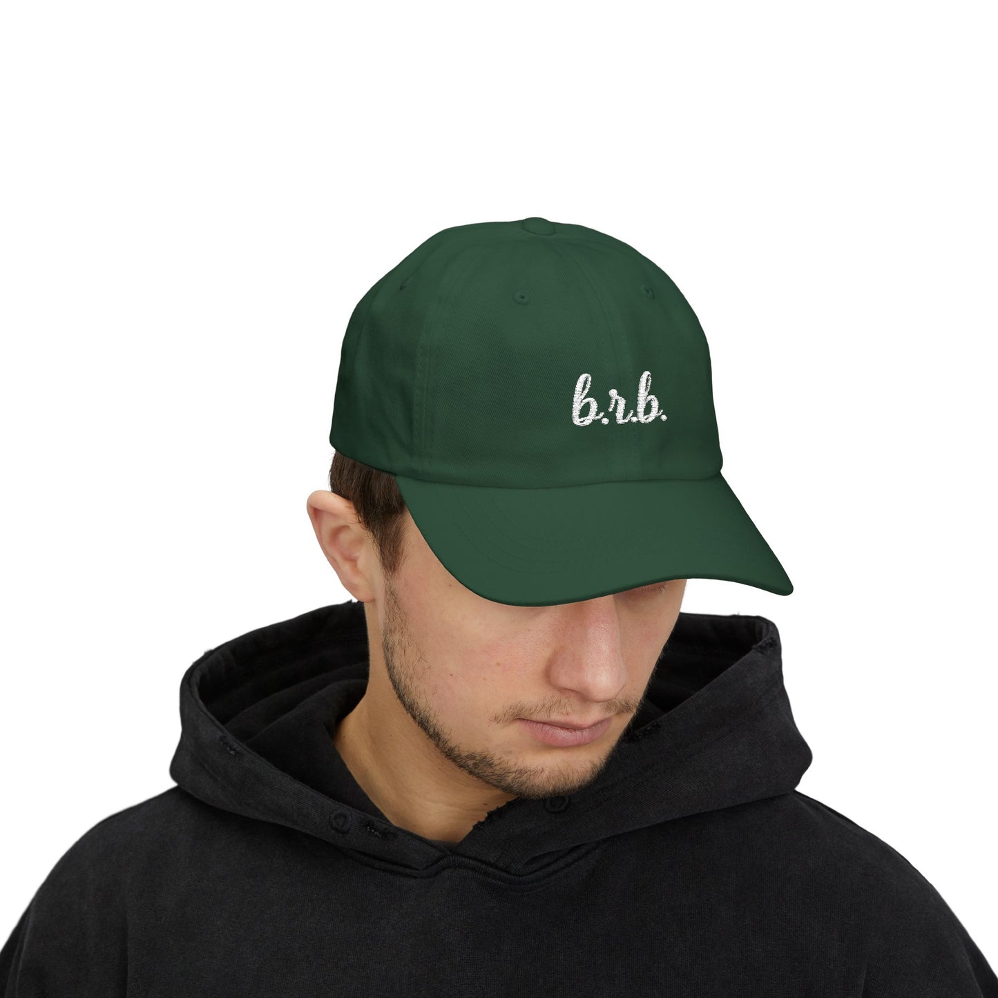 Camo Dad Cap - BRB Embroidered Hat for Outdoor Adventures, Father's Day Gift