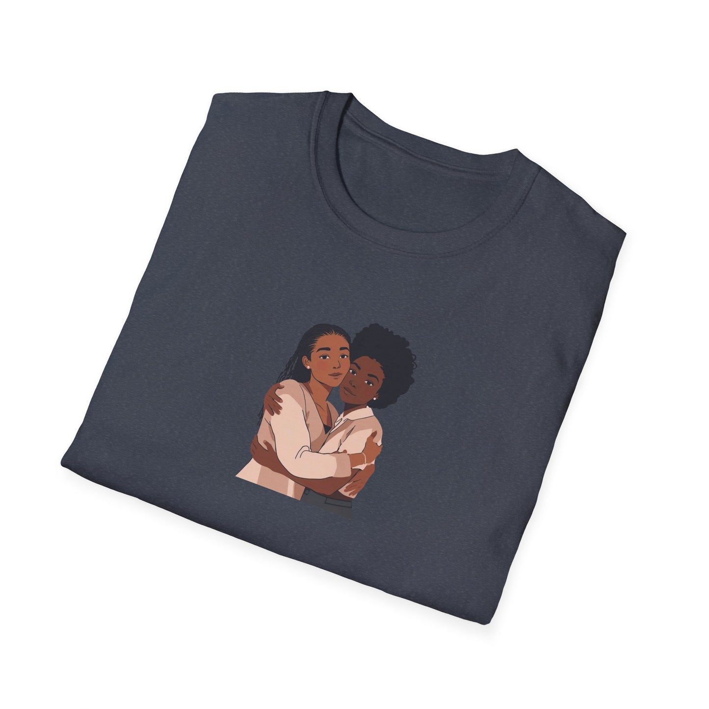 Embrace Love Friendship Tees, Black Sisterhood T-shirt