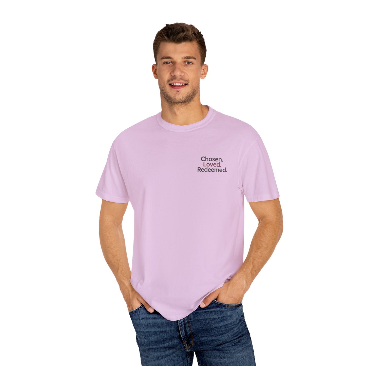 Faith-Inspired Unisex T-Shirt, Chosen Loved Redeemed Shirt