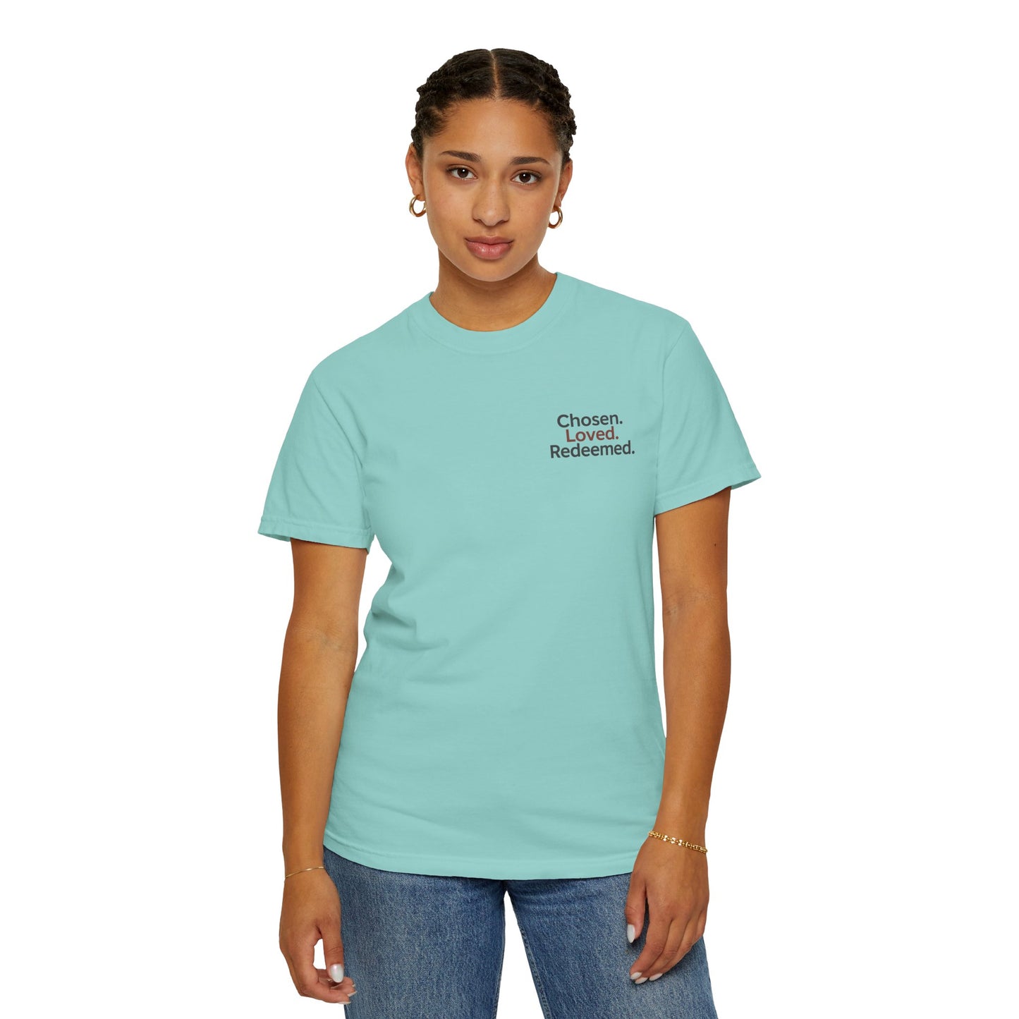 Faith-Inspired Unisex T-Shirt, Chosen Loved Redeemed Shirt