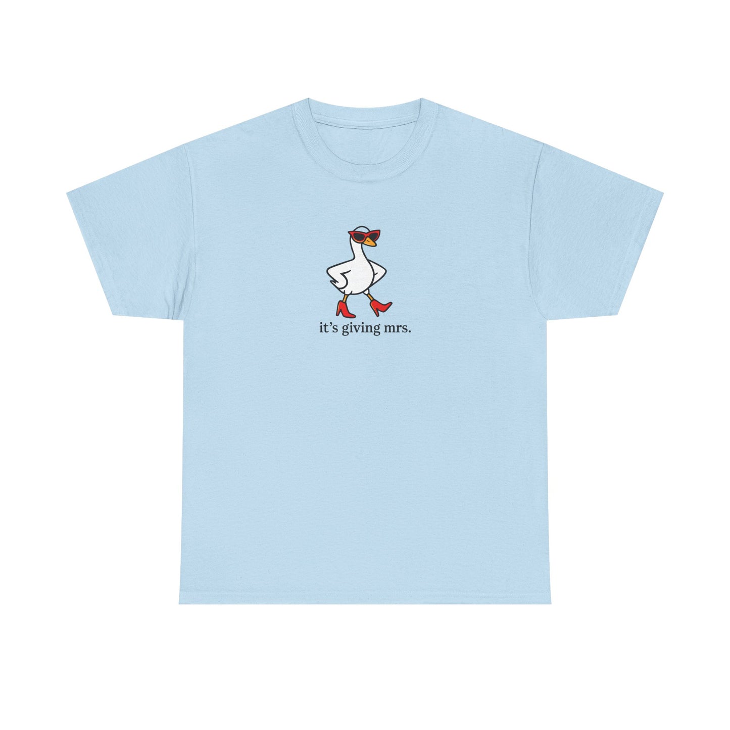 "It's Giving Mrs." Cotton T-Shirt