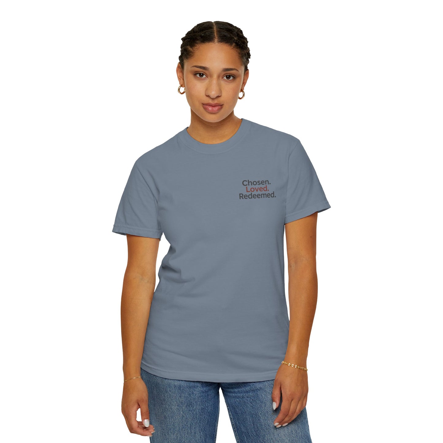 Faith-Inspired Unisex T-Shirt, Chosen Loved Redeemed Shirt
