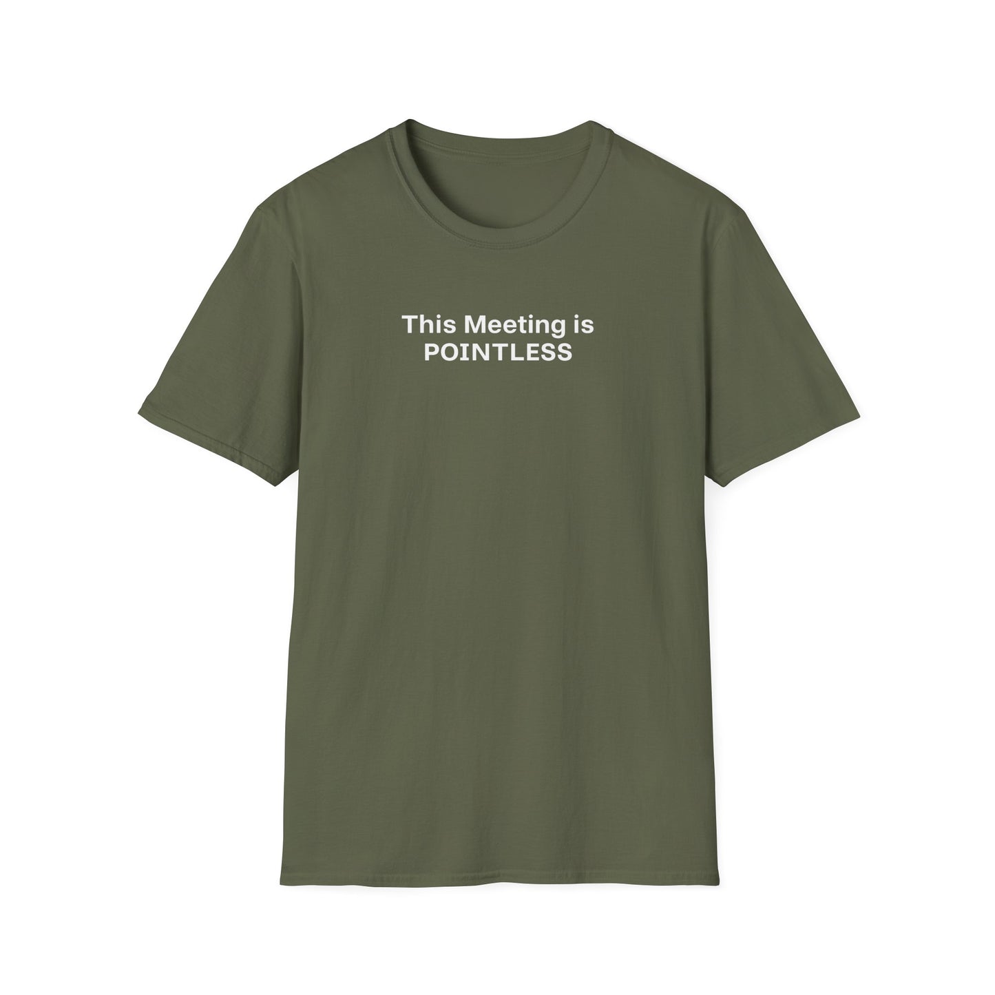 Pointless Meeting T-Shirt, Casual Gift for Coworkers