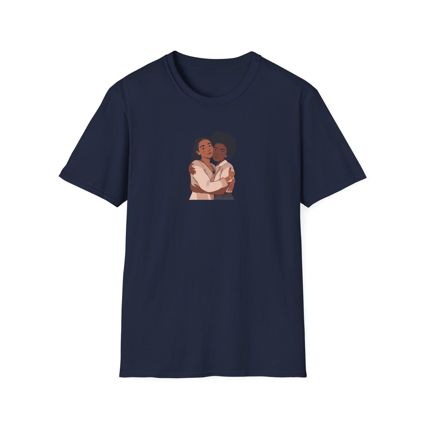 Embrace Love Friendship Tees, Black Sisterhood T-shirt