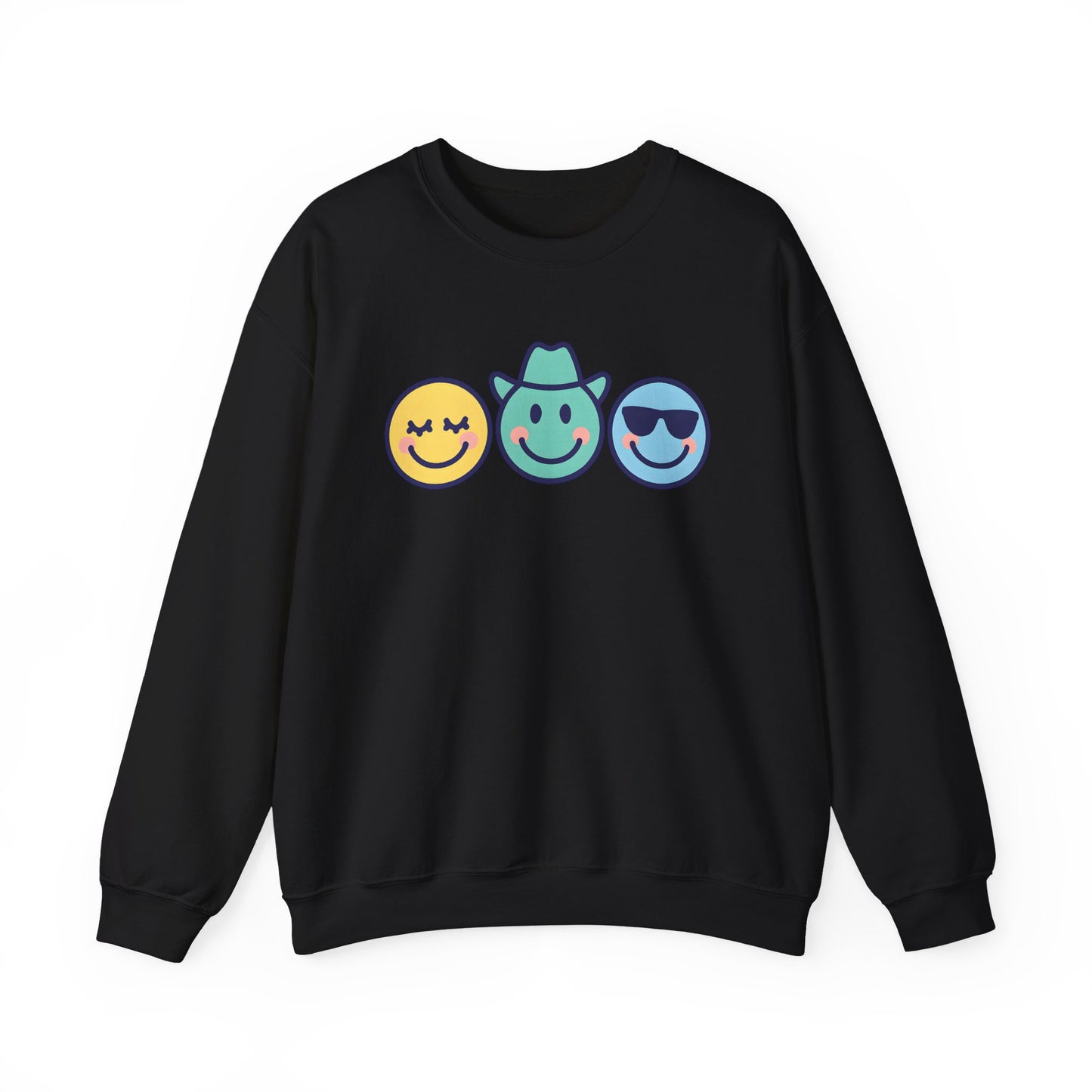 Cheerful Smiley Face Sweatshirt
