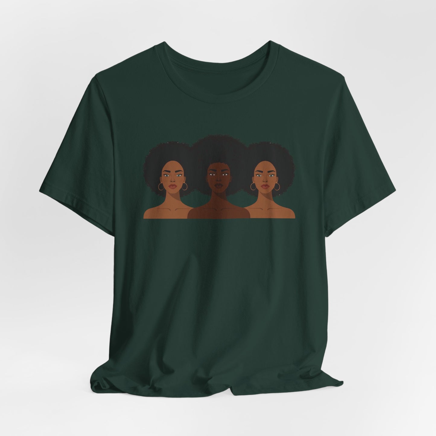 Empowering Sisterhood Tee- Black Girl Magic Shirt
